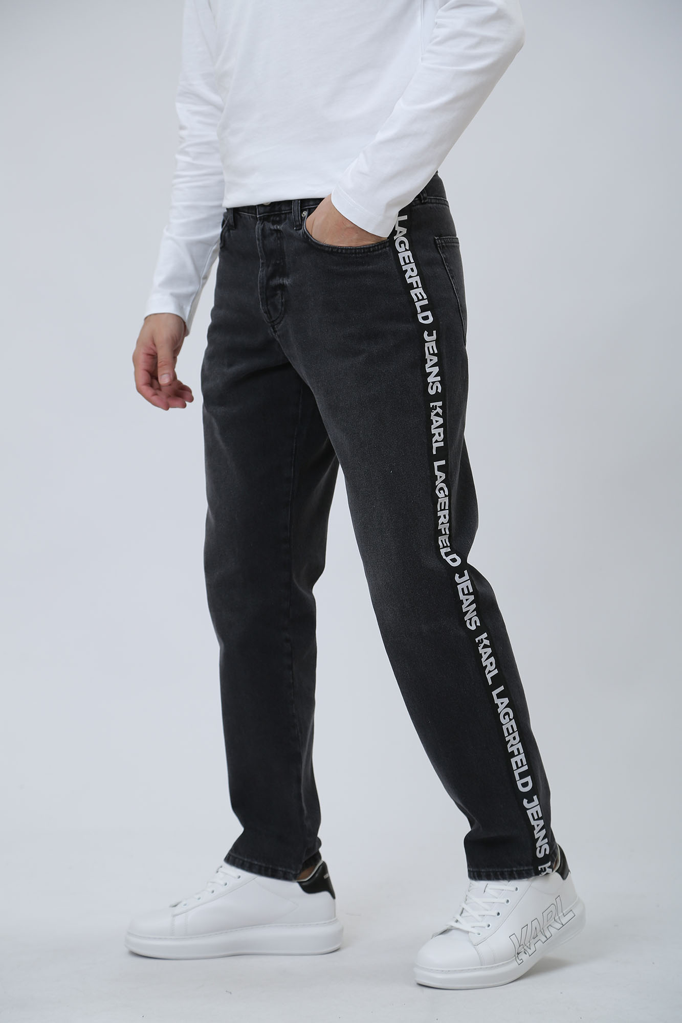 240D1106 Брюки джинсовые Karl Lagerfeld Jeans Черный