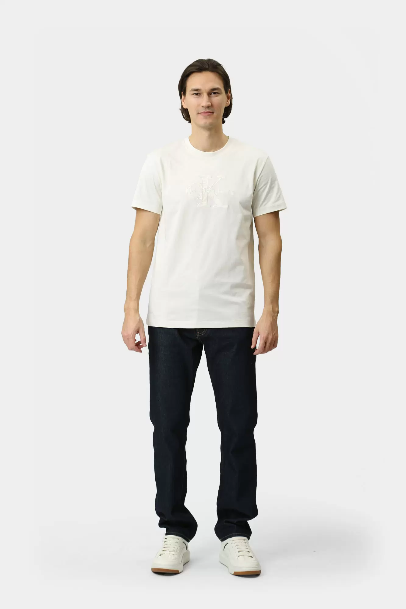 J30J325916 Футболка Calvin Klein Jeans Молочный