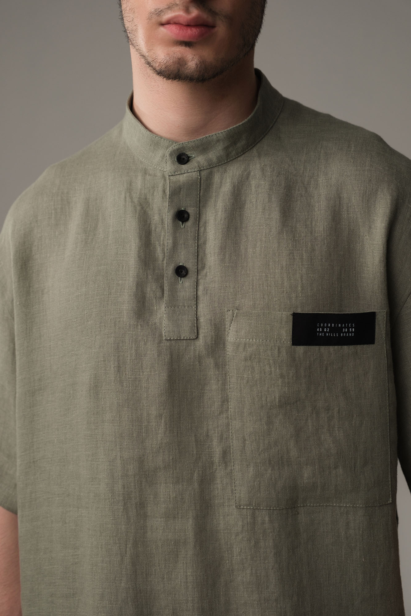 M-251-TH-56-0085 Рубашка с коротким рукавом The Hills Хаки
