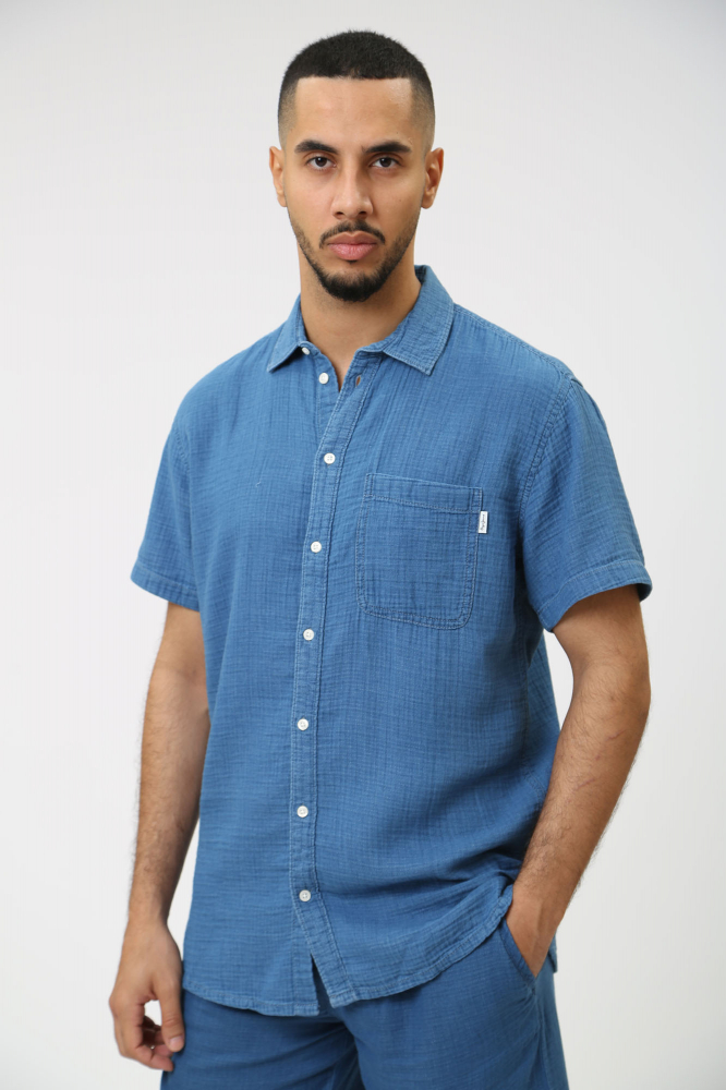 Брюки чиносы Karl Lagerfeld Хлопок Синий