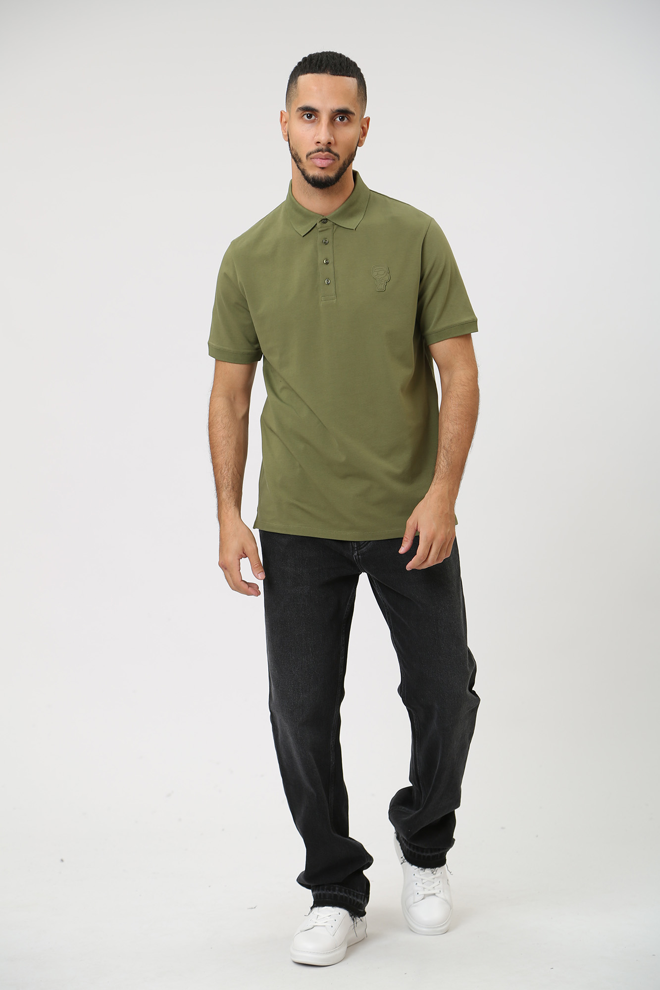 534221_745021 Поло Karl Lagerfeld Зеленый