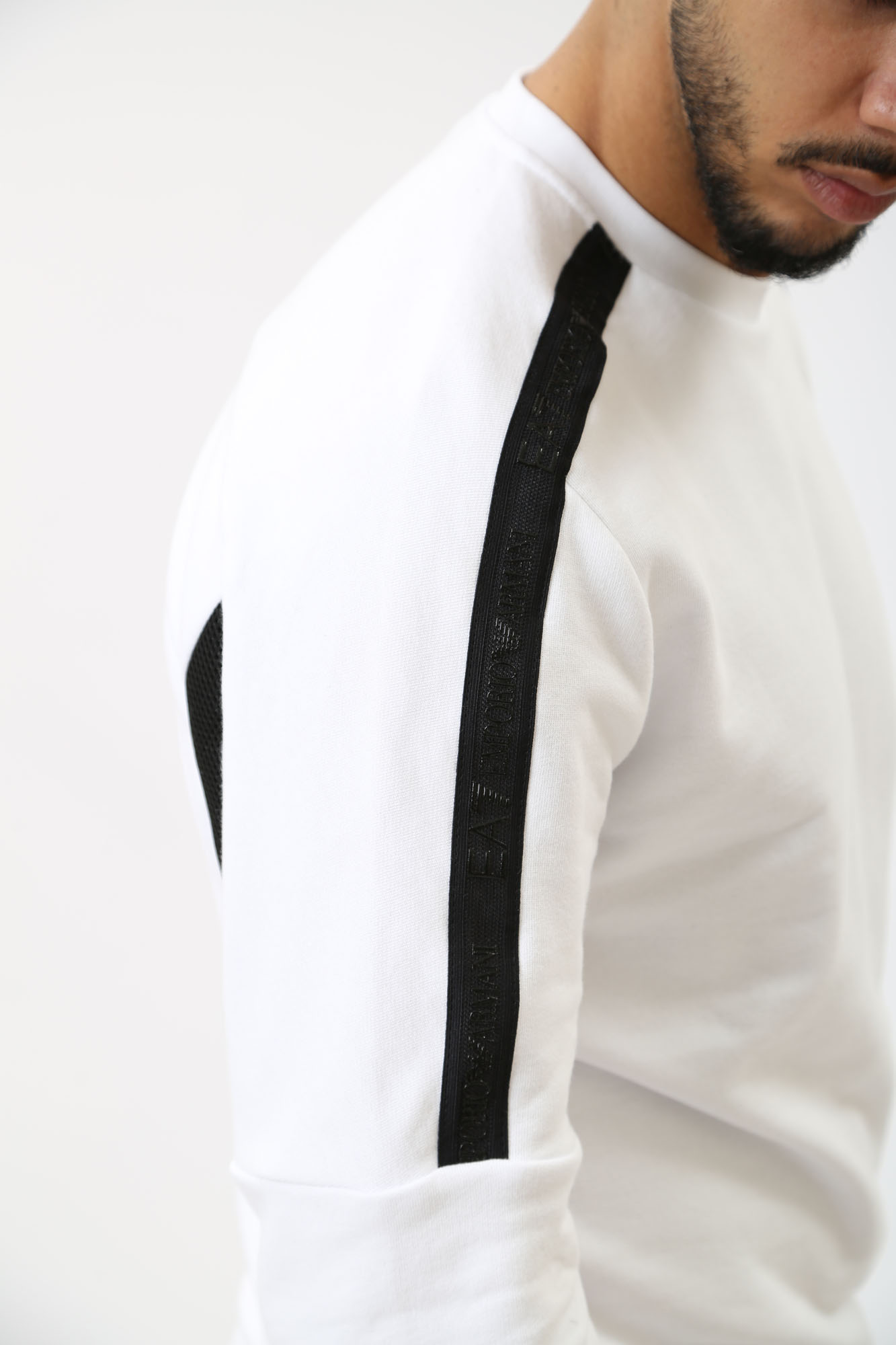 3DPM56_PJEQZ_1100 Свитшот EA7 Розовый