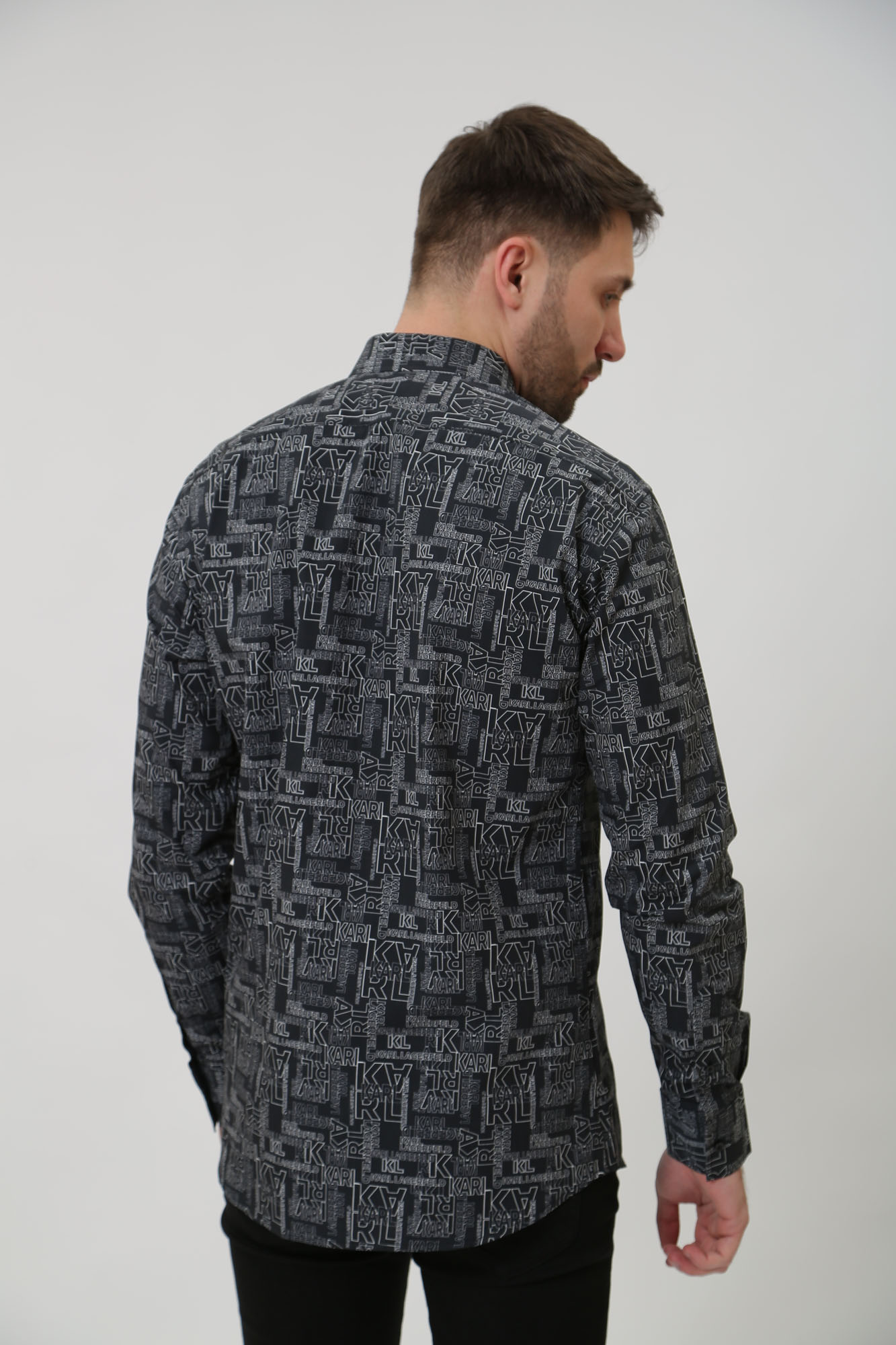 541676_605000 Сорочка д/р Karl Lagerfeld Черный