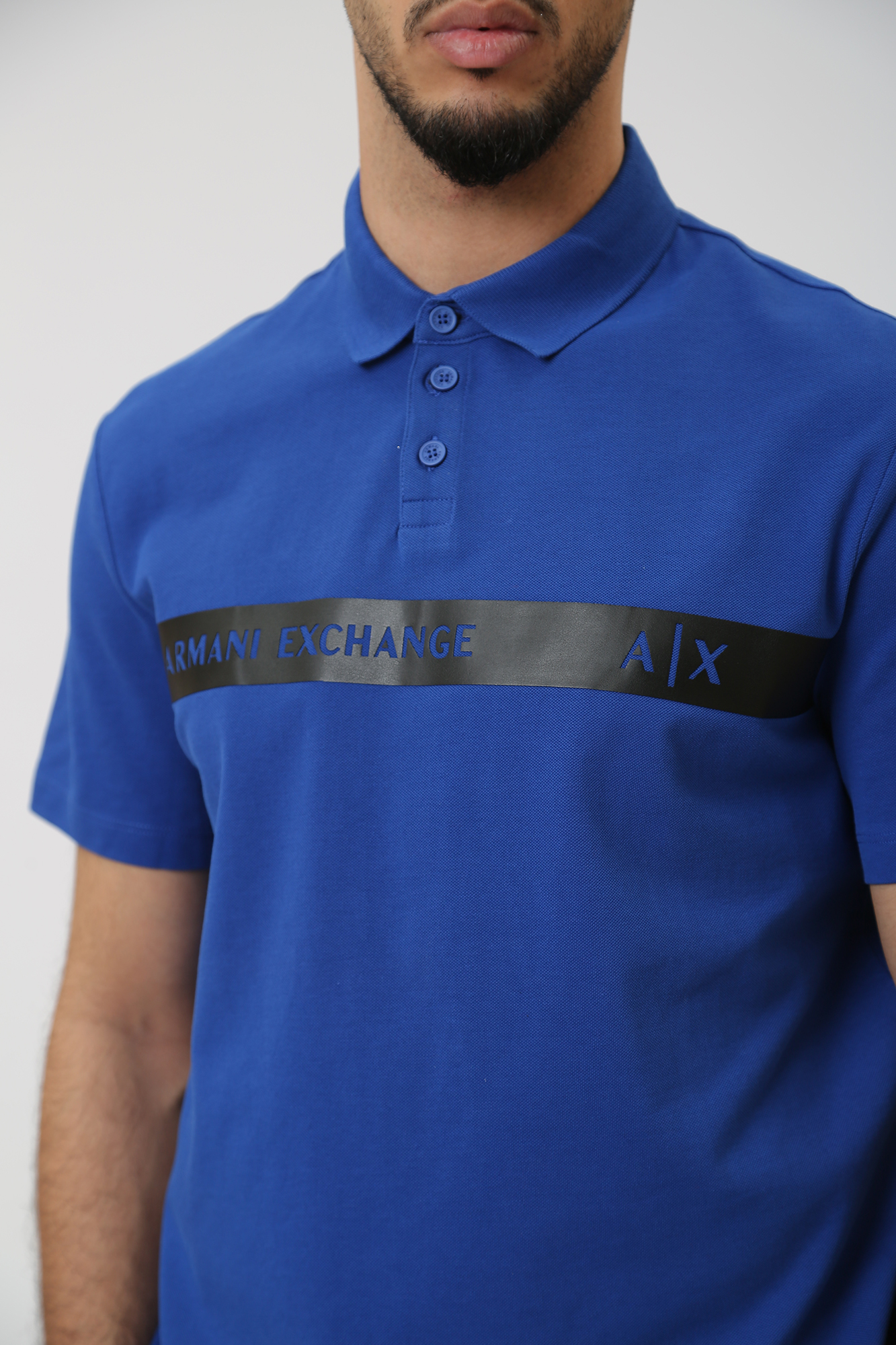 6RZFCA_ZJ9SZ Поло Armani Exchange Синий