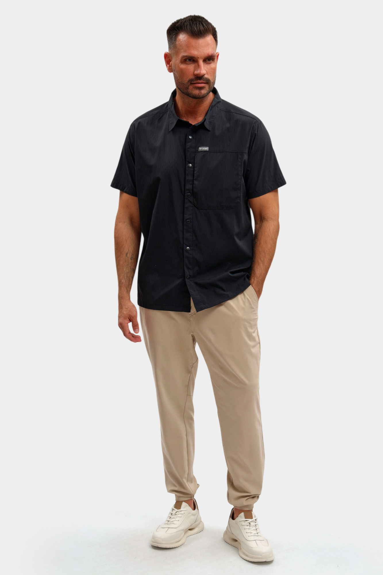 2120671 Рубашка Columbia Черный