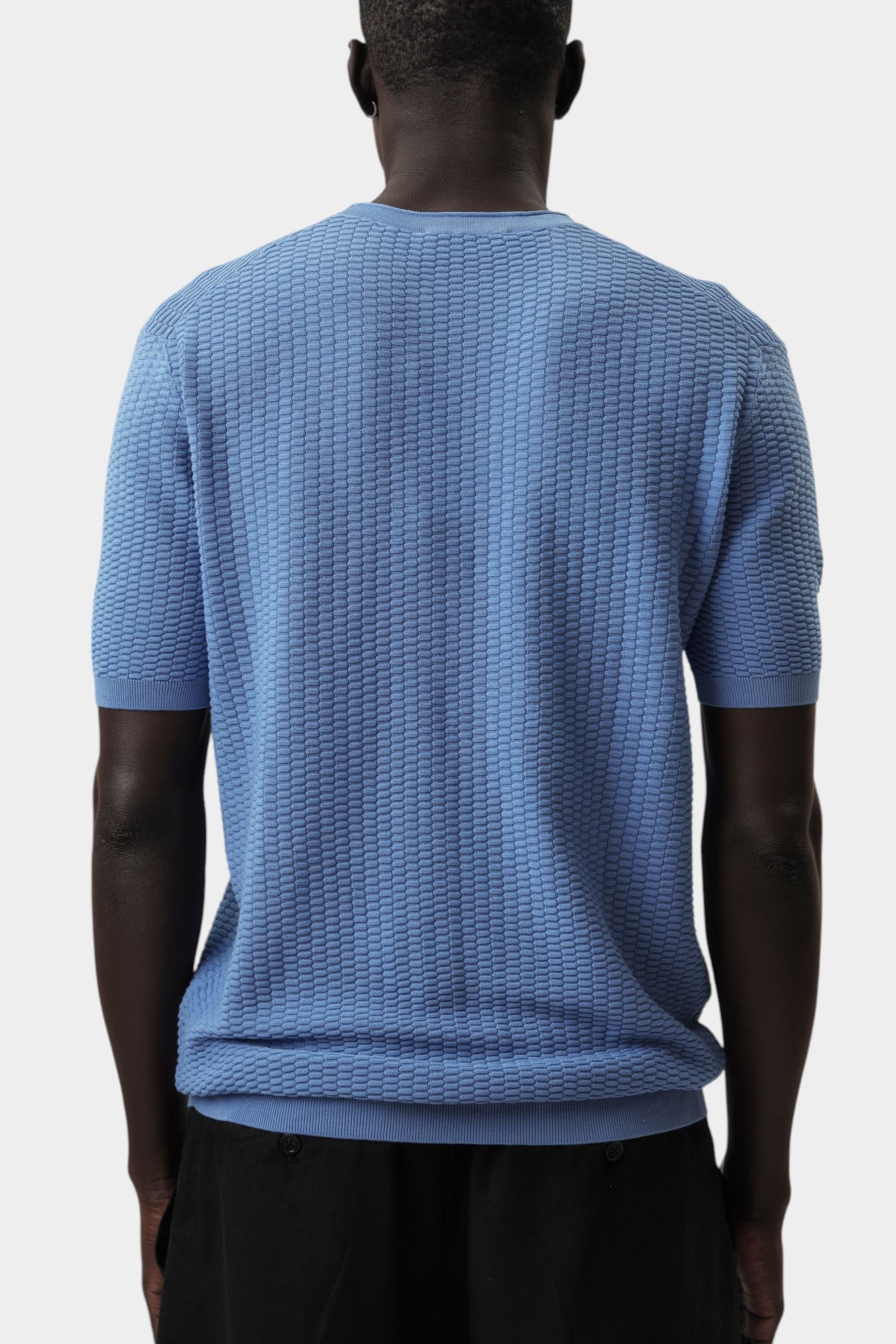 BMM0922 Футболка трикотажная Bikkembergs Голубой