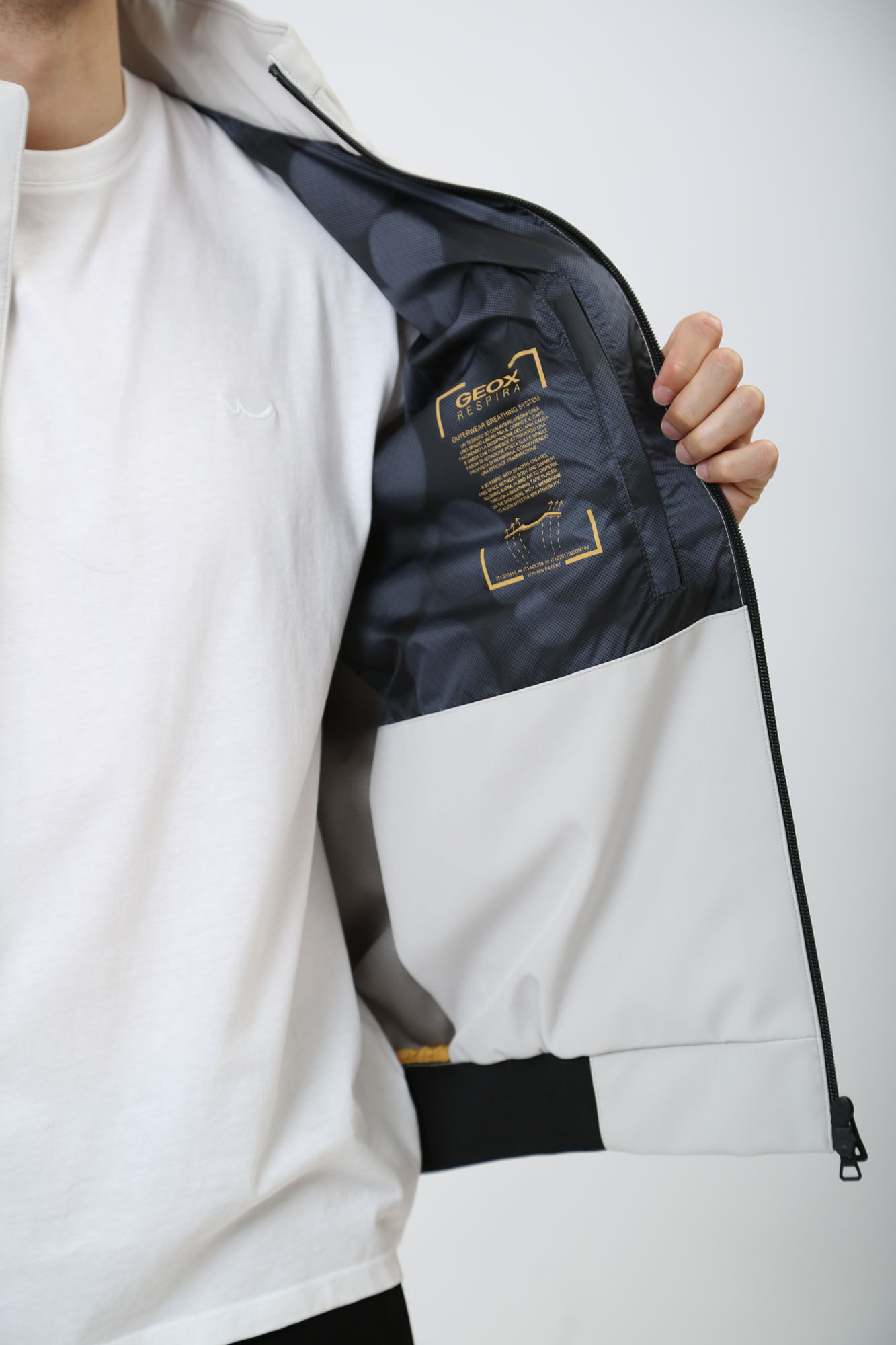 M4520NT3049F Куртка-бомбер Geox Серый