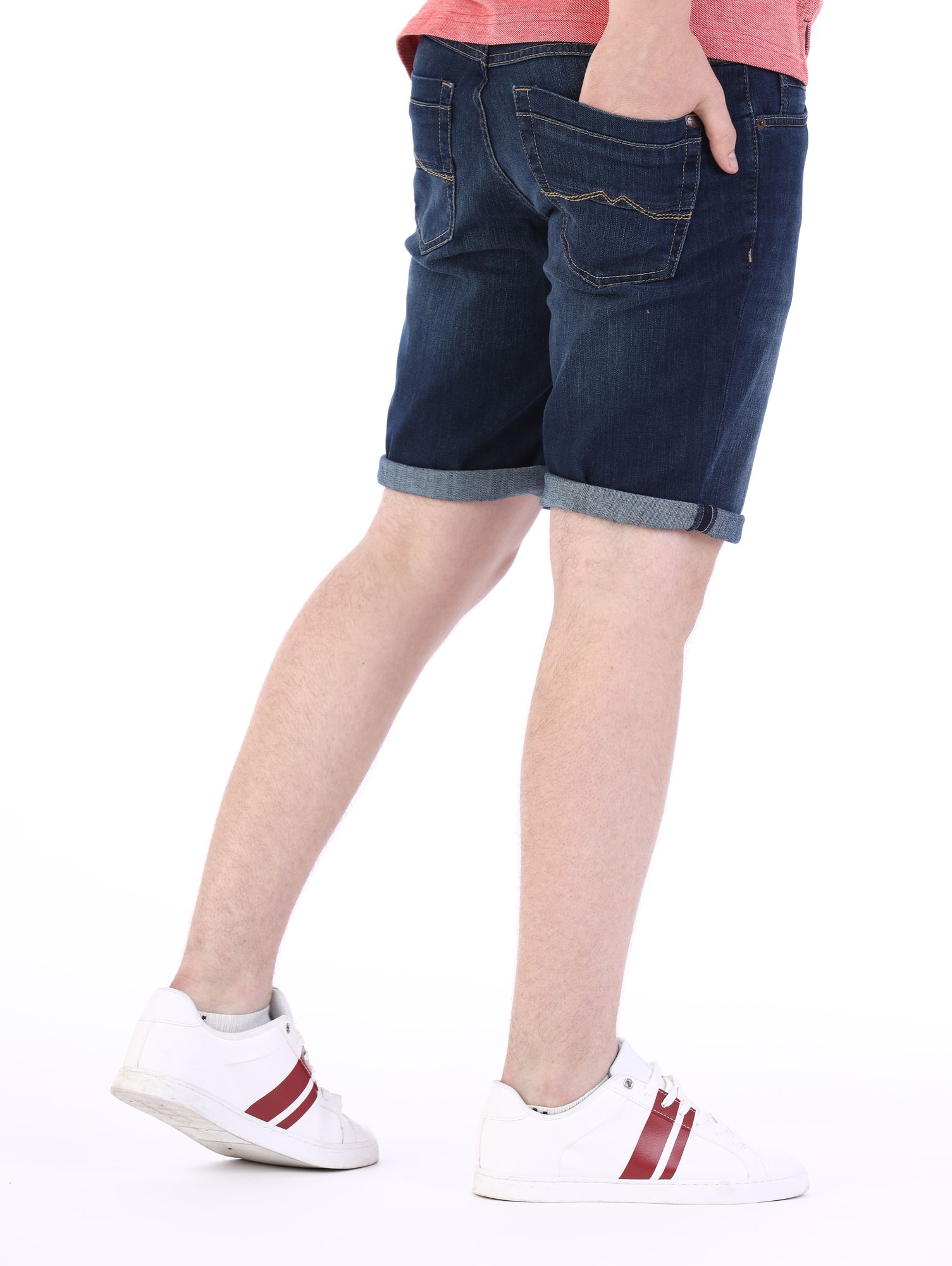 1009588-5000 Шорты джинсовые Mustang Синий