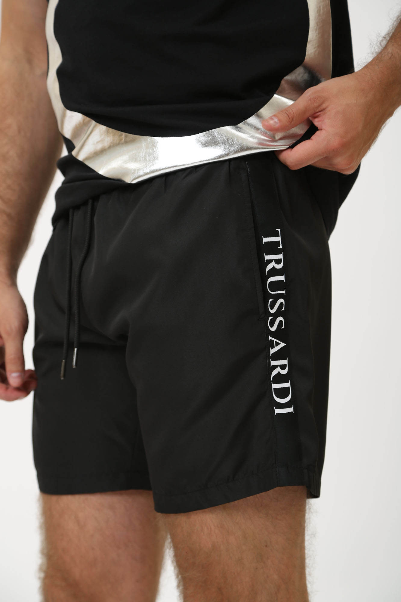 TRU2MBM02 Шорты плавательные Trussardi Черный