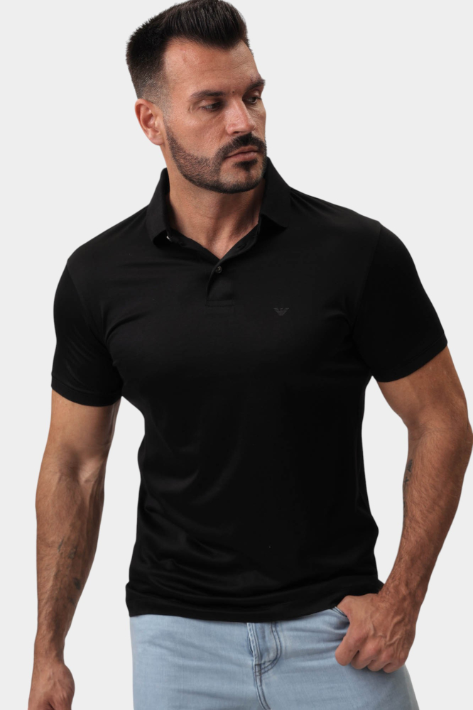 Шорты Karl Lagerfeld Смесовый лен Черный