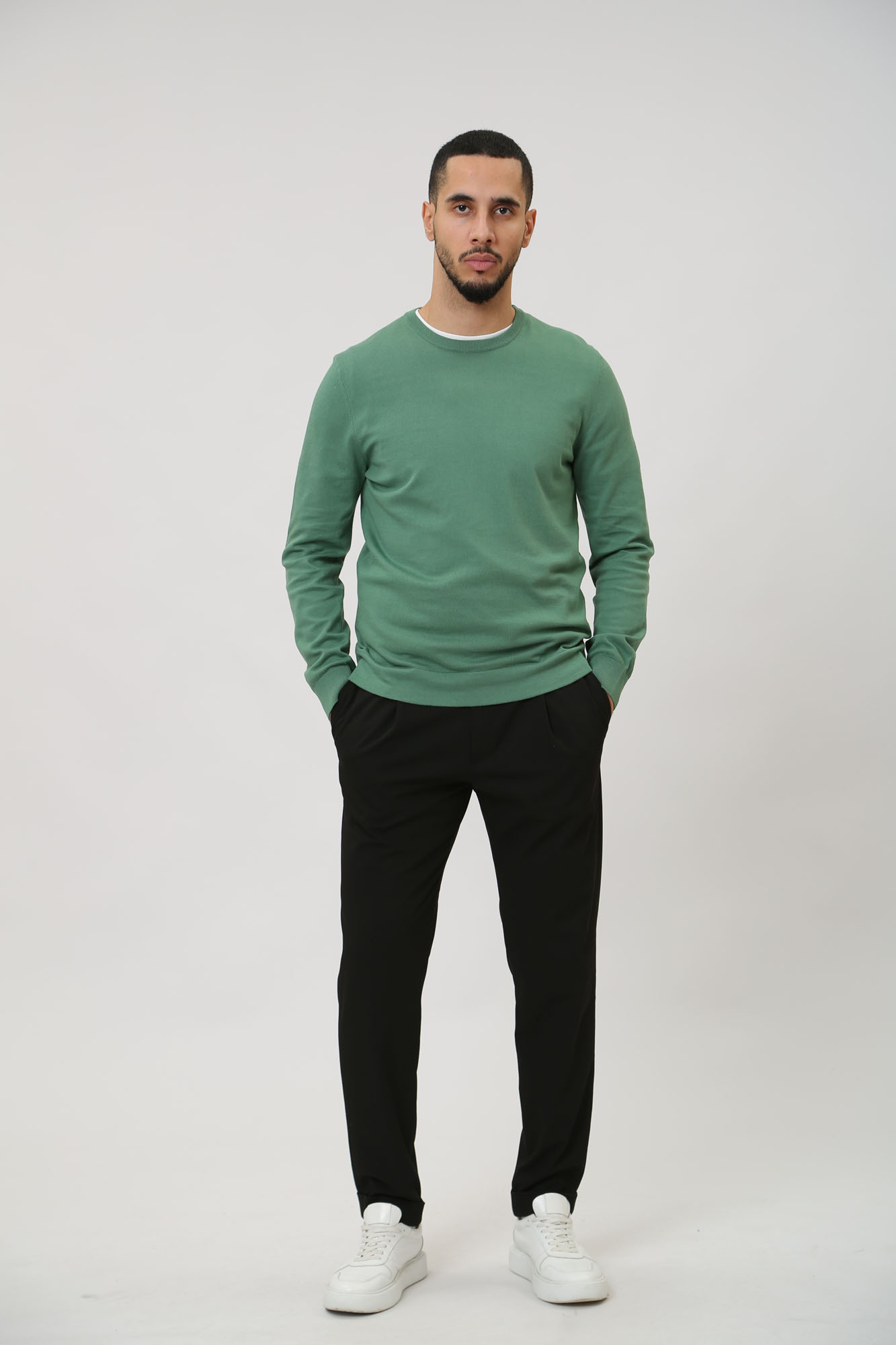 30037183_10015865 Джемпер Strellson Зеленый