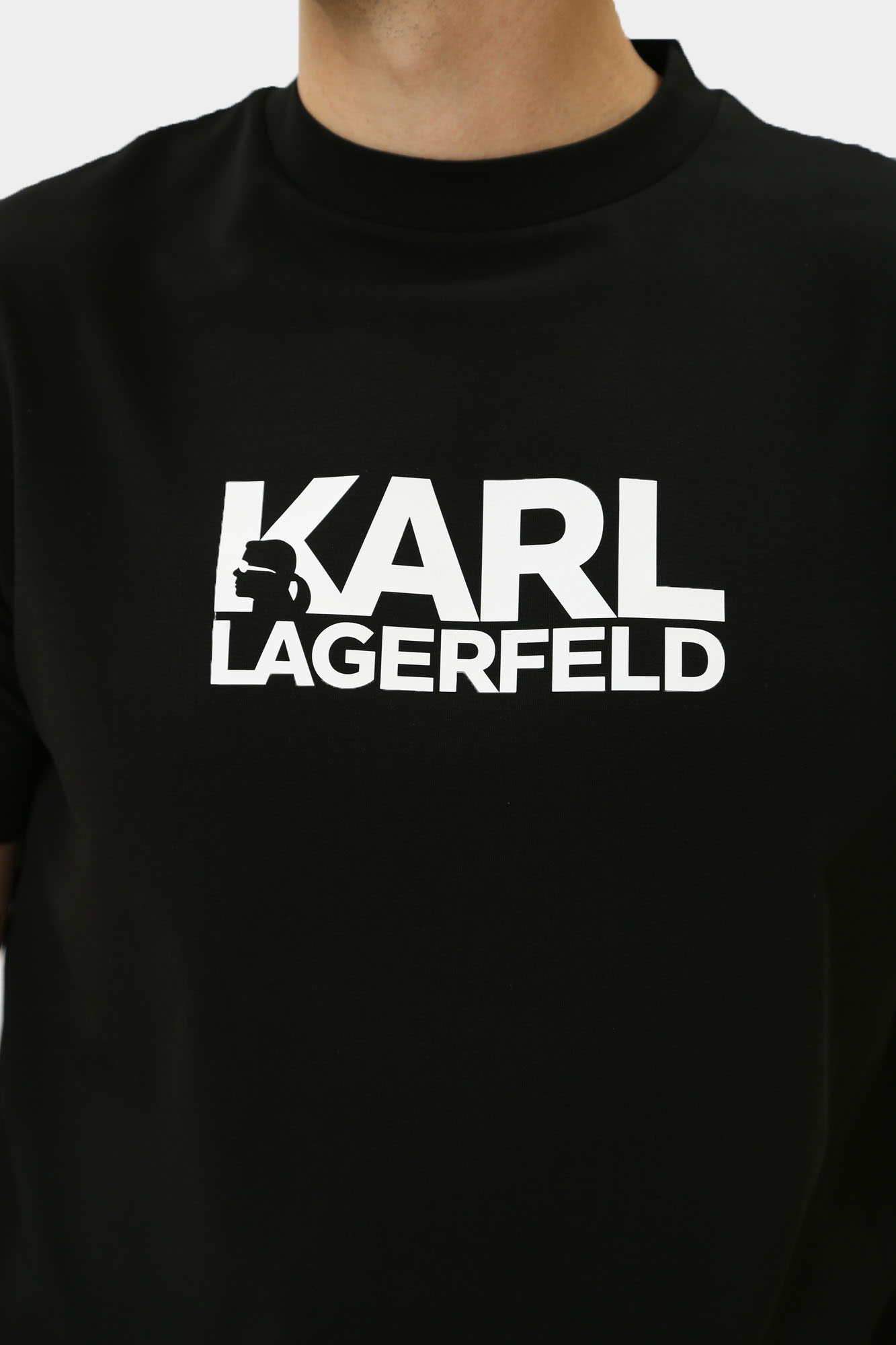543235_755087 Футболка Karl Lagerfeld Черный