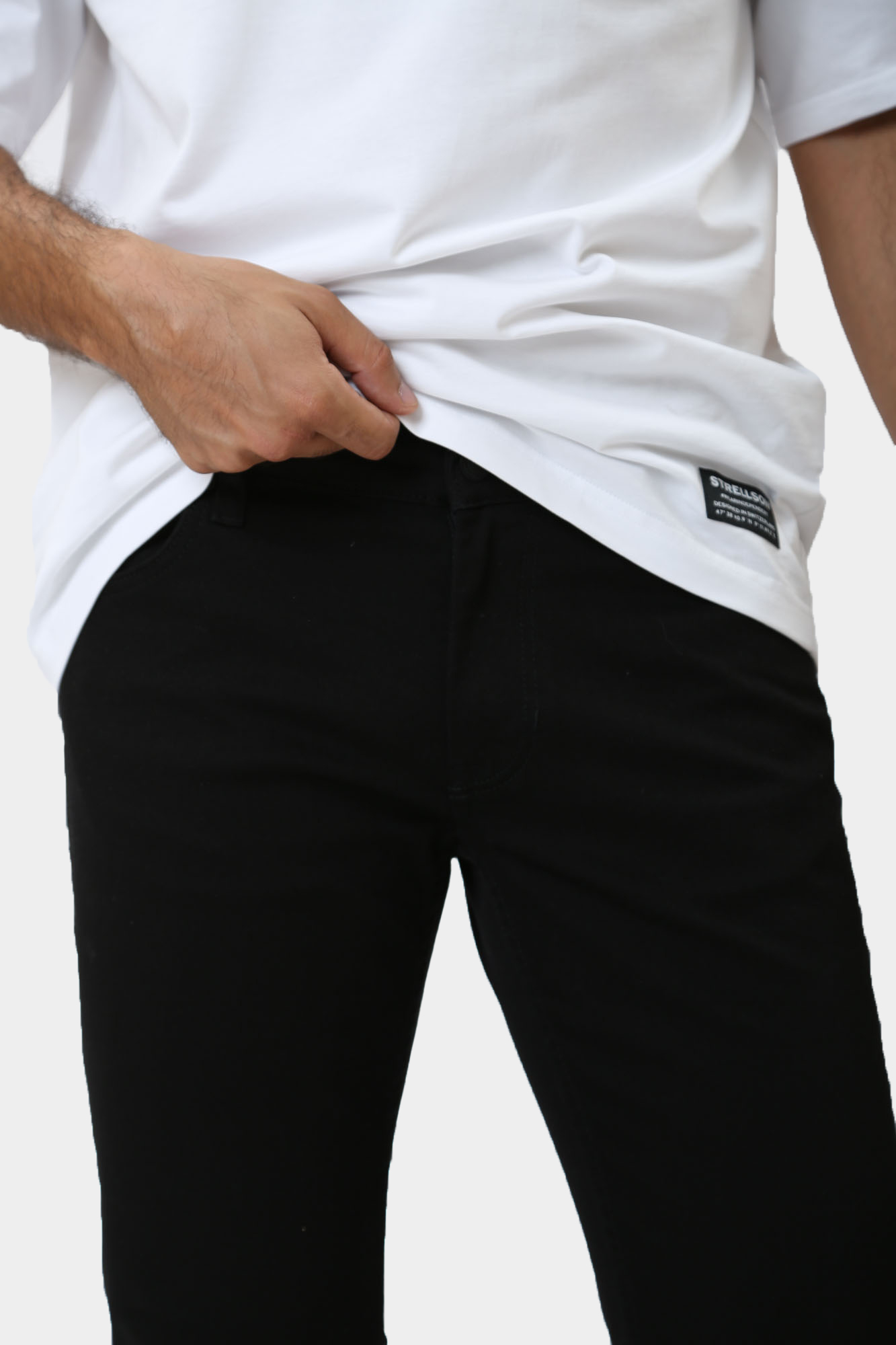 30028699_10012618 Брюки джинсовые Strellson Черный