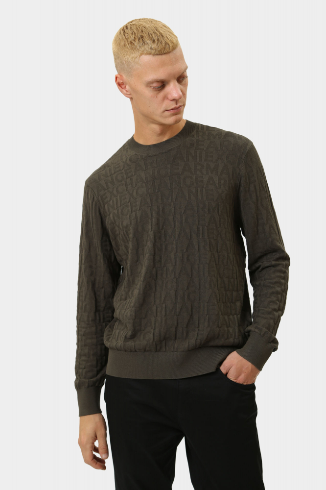 Брюки спортивные Armani Exchange Хлопок Серый