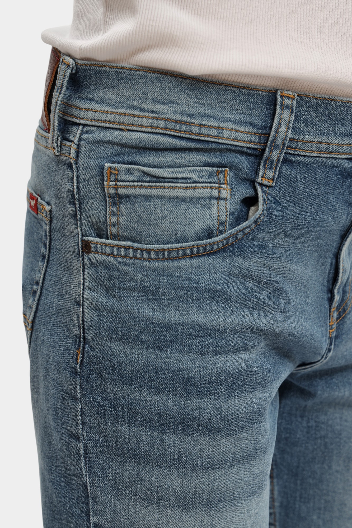 1016454-5000 Шорты джинсовые Mustang Синий