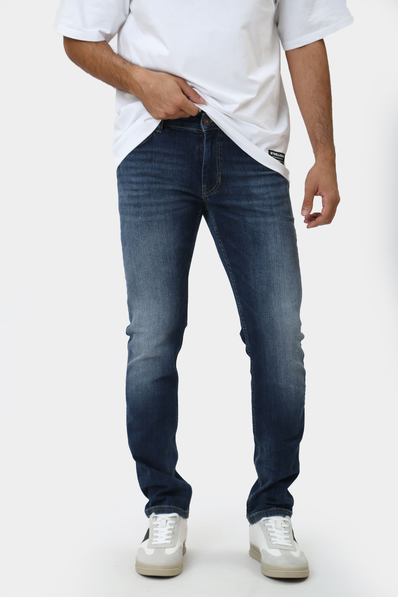 30038134_10001294 Брюки джинсовые Strellson Синий