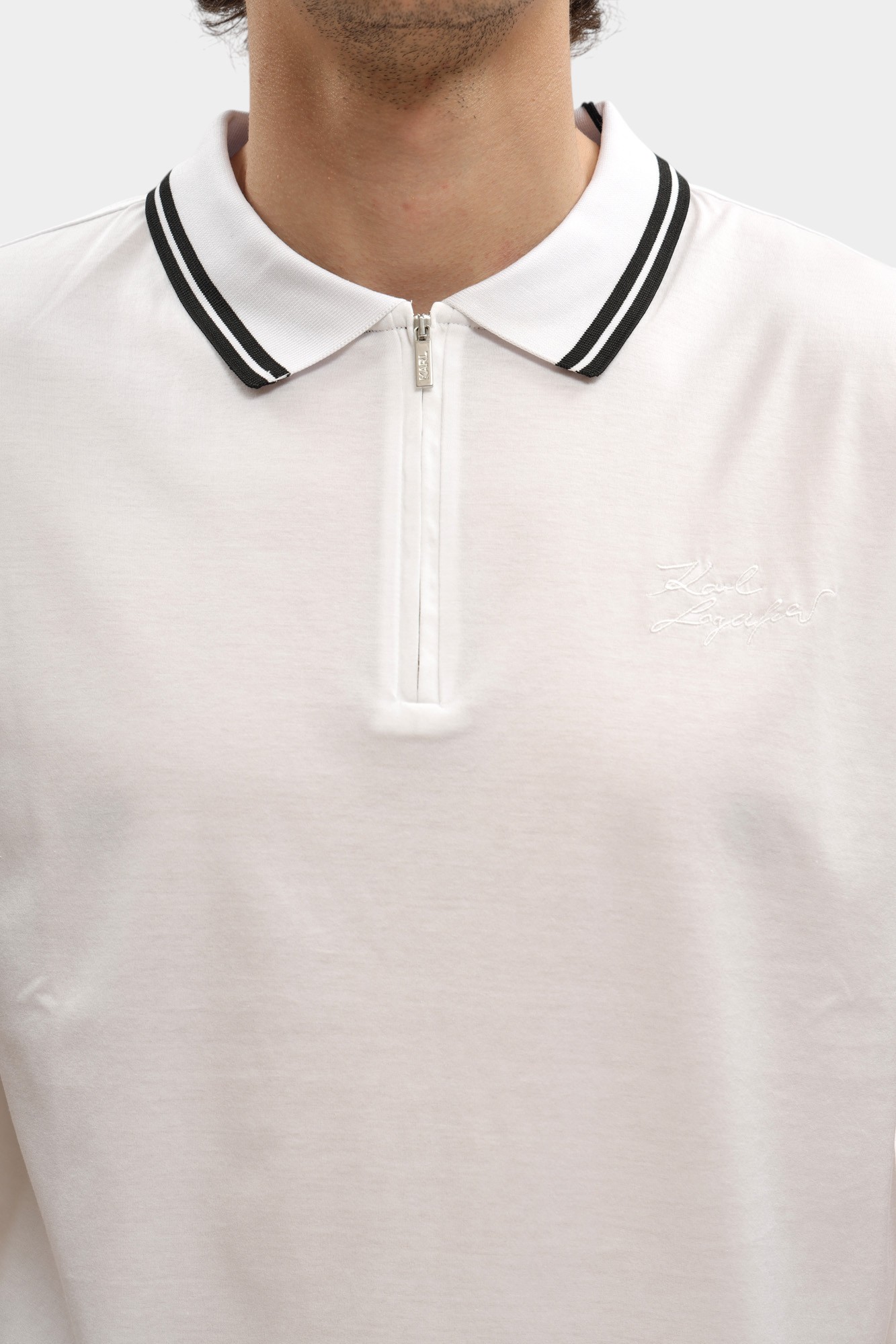 541200_745080 Поло Karl Lagerfeld Белый