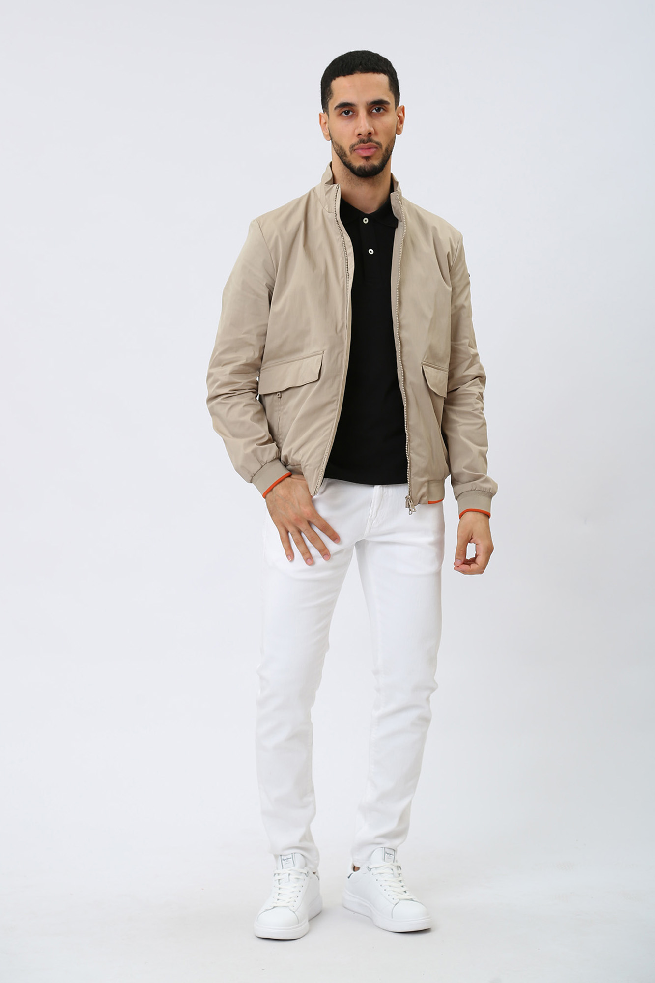 M3520RT2986F Бомбер Geox Бежевый