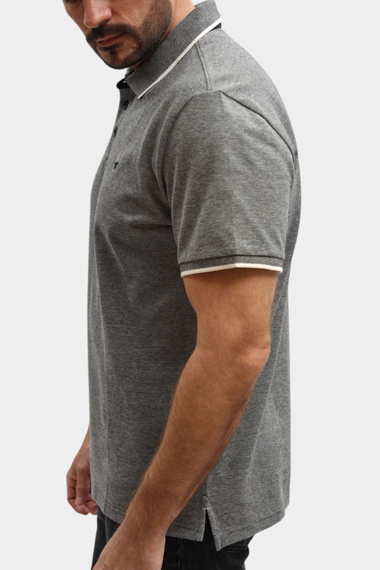 1017411 Поло Mustang Черный