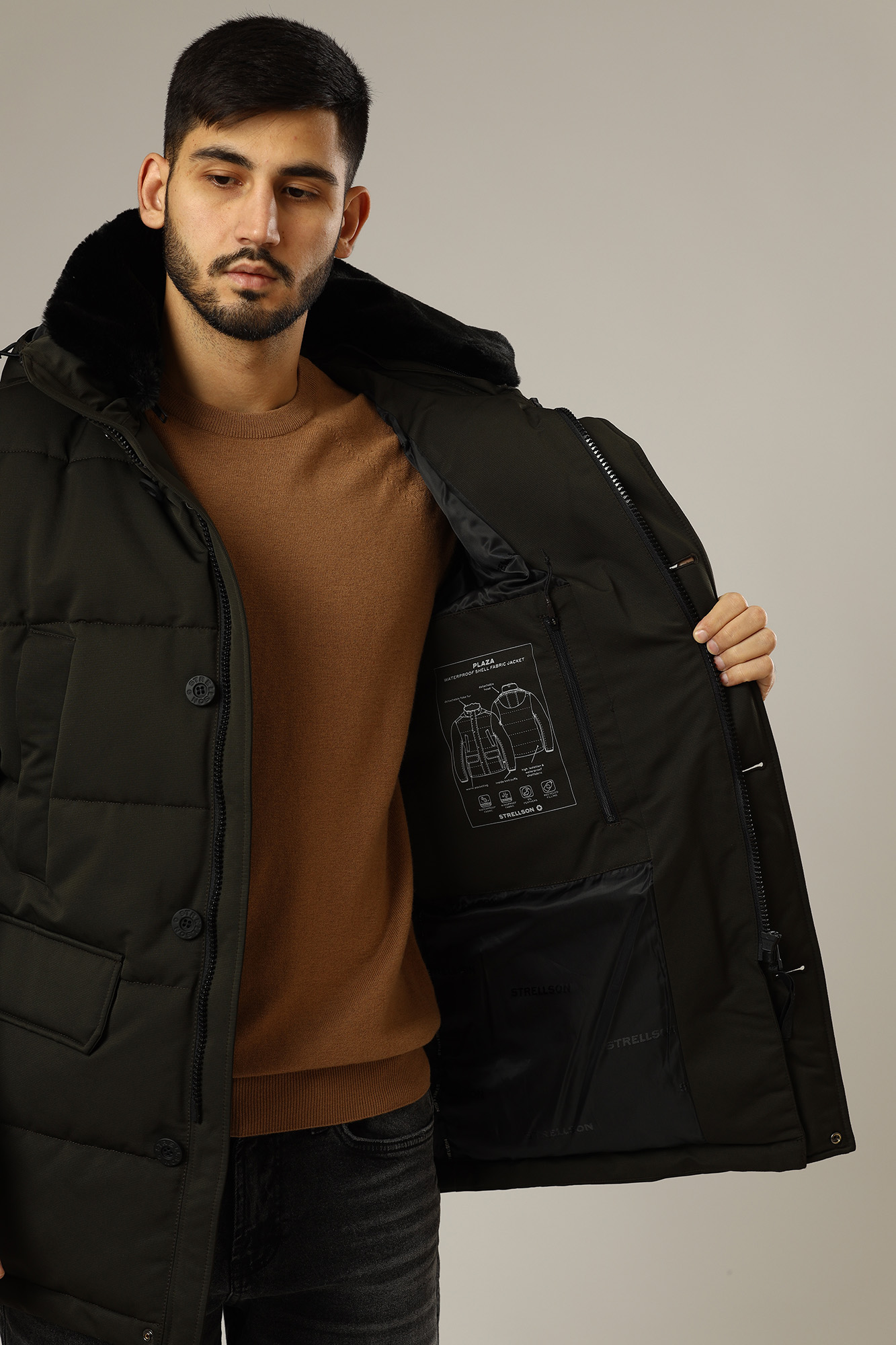 30034435_10014218 Куртка Strellson Хаки