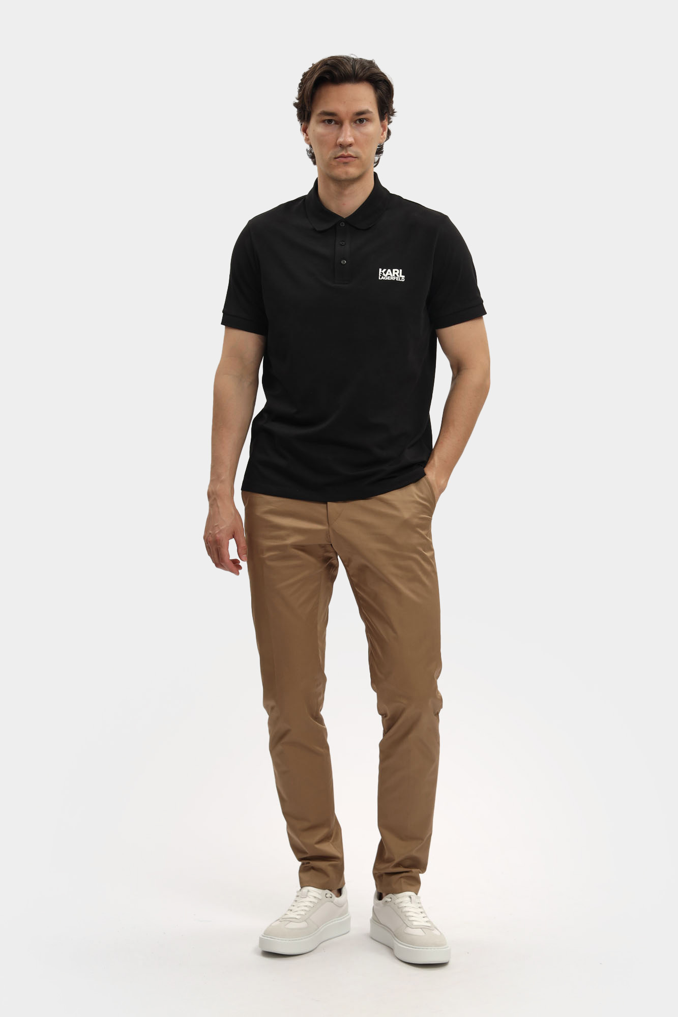 553235_745088 Поло Karl Lagerfeld Черный