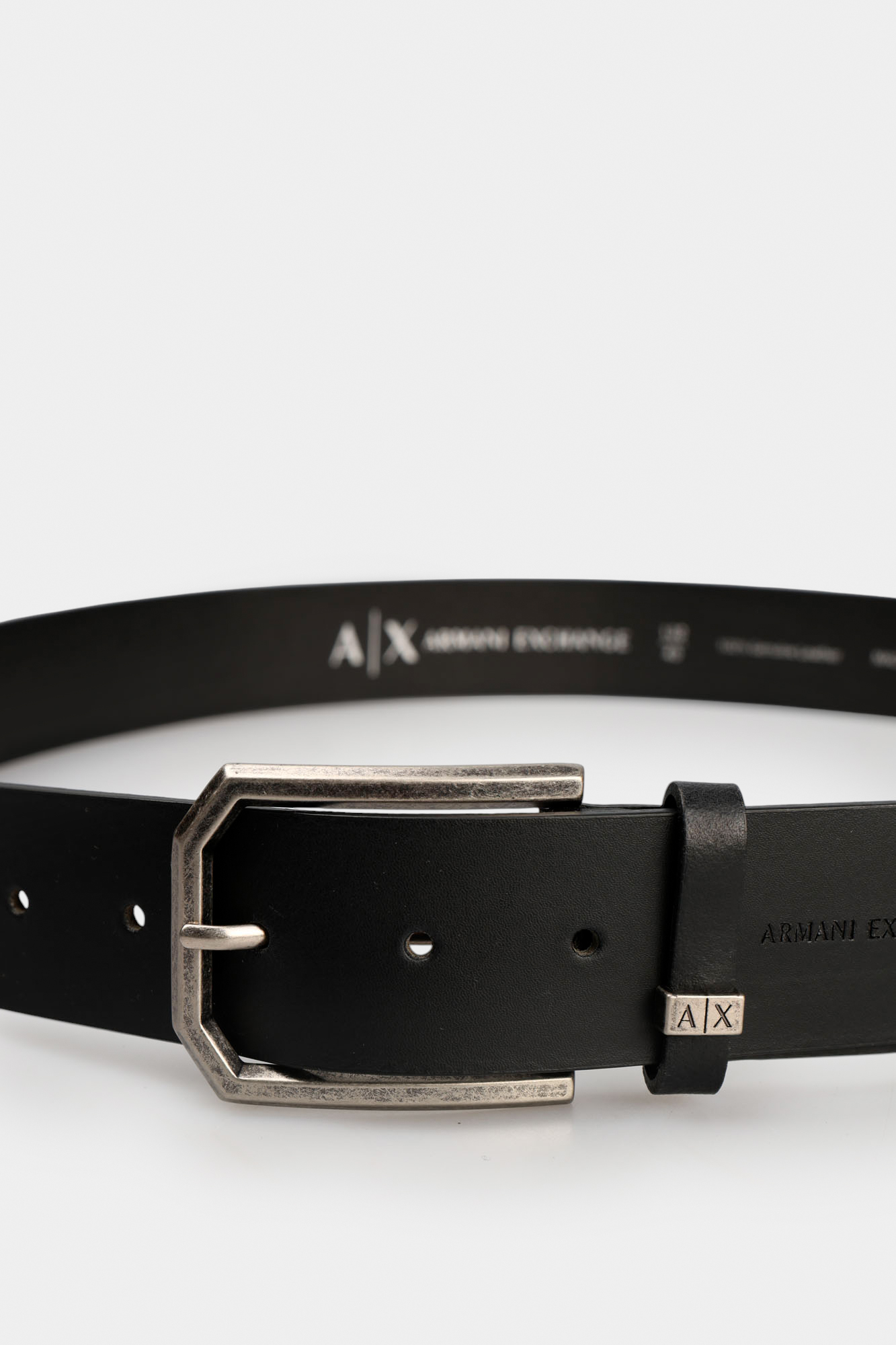 XM001742_AF17991 Ремень Armani Exchange Черный