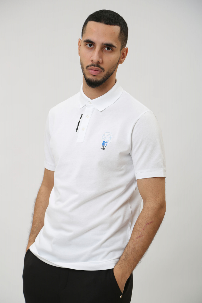 Шорты Karl Lagerfeld Хлопок Голубой