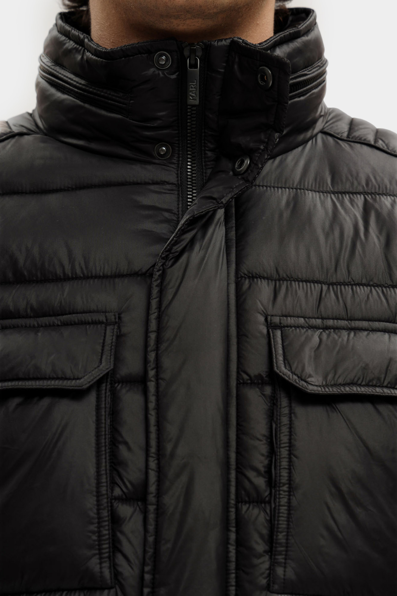 553590_505025 Куртка пуховая Karl Lagerfeld Черный