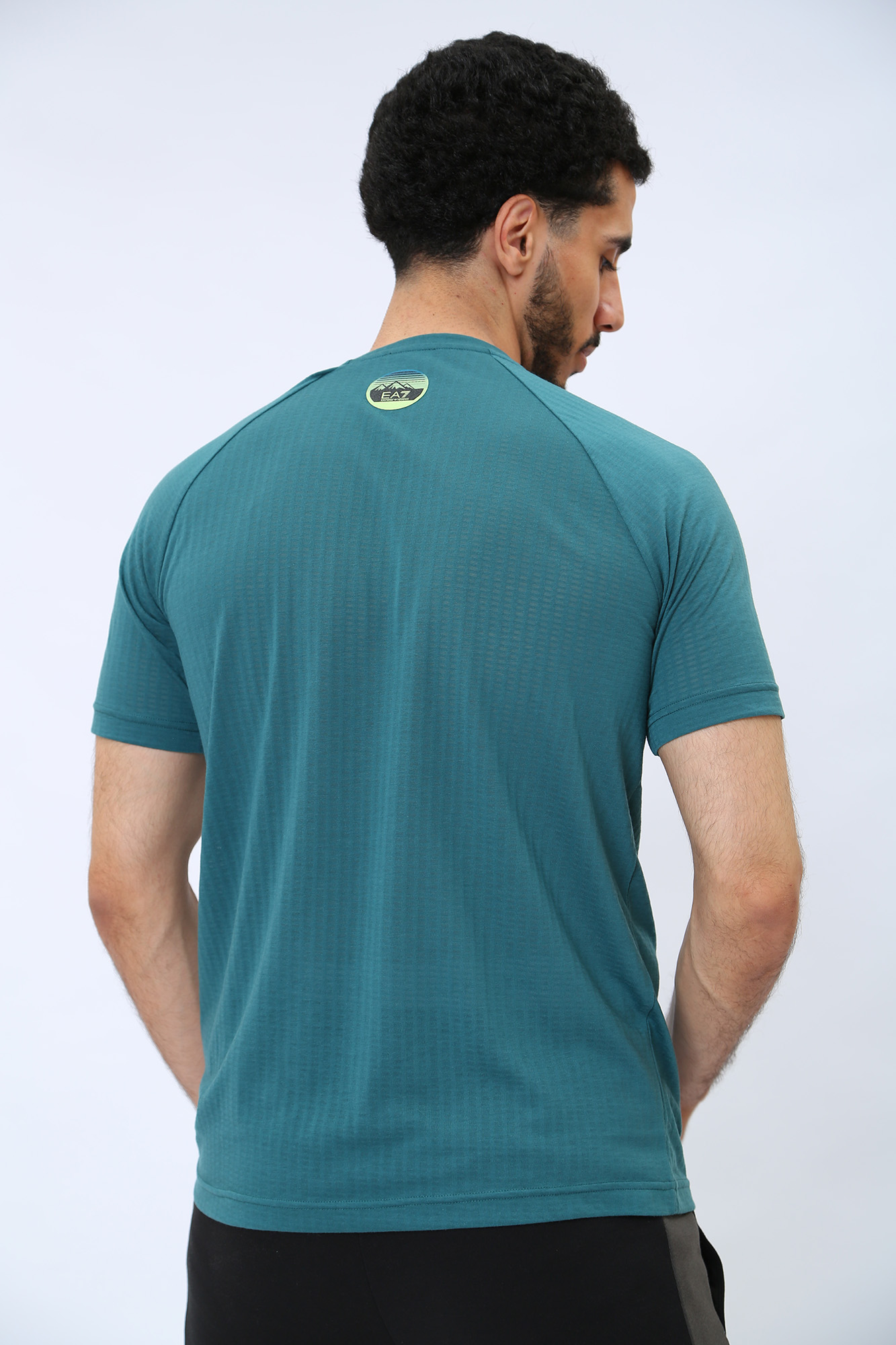 3RPT25_PJPJZ Футболка EA7 Бирюзовый