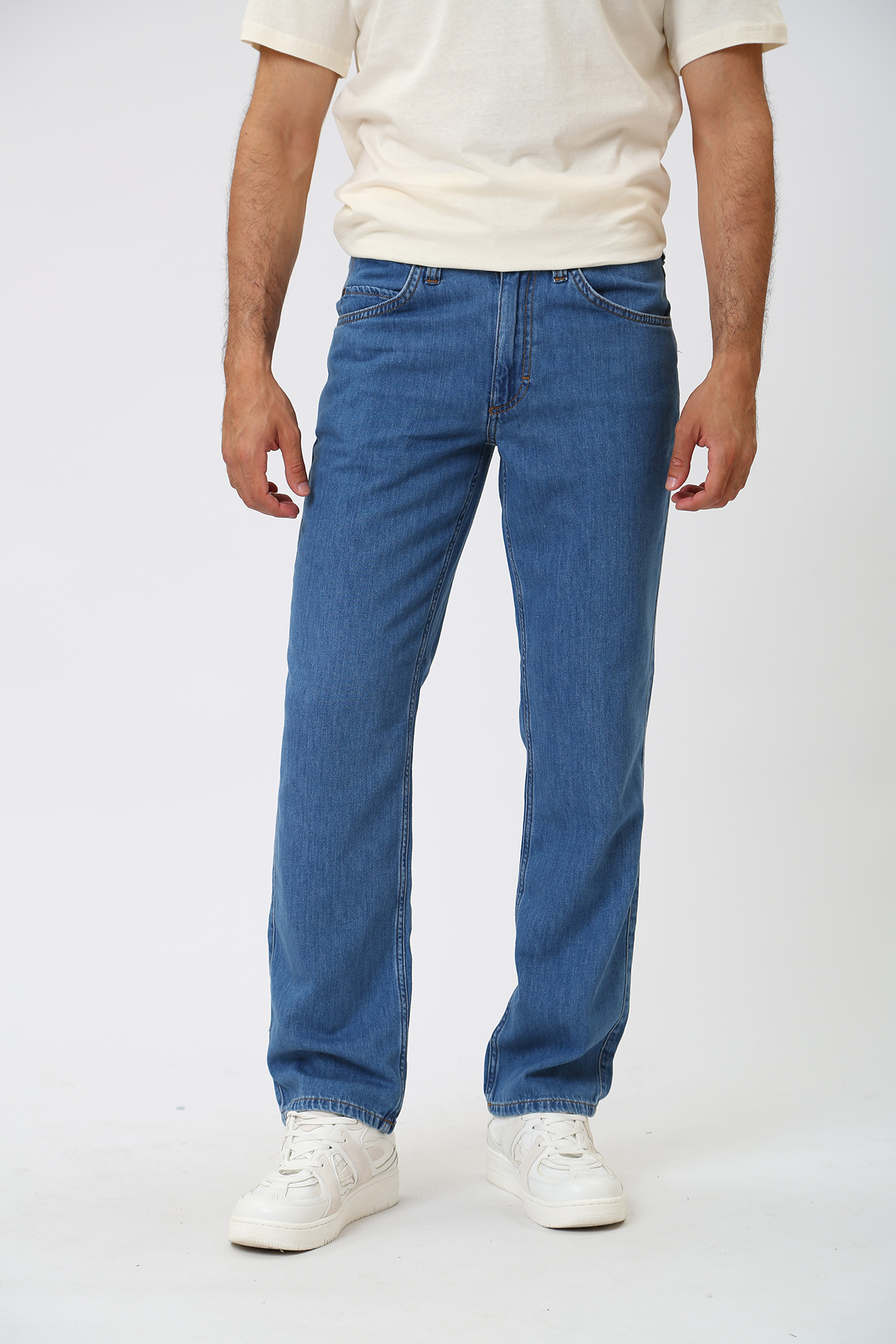 1013975-5000 Брюки джинсовые Mustang Синий