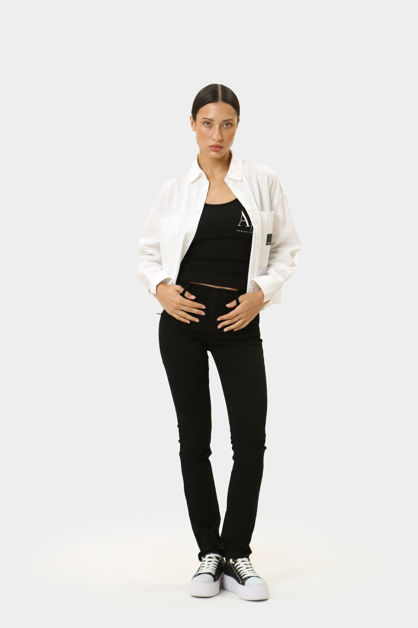 8NYJ45_Y3TCZ брюки джинсовые armani exchange 