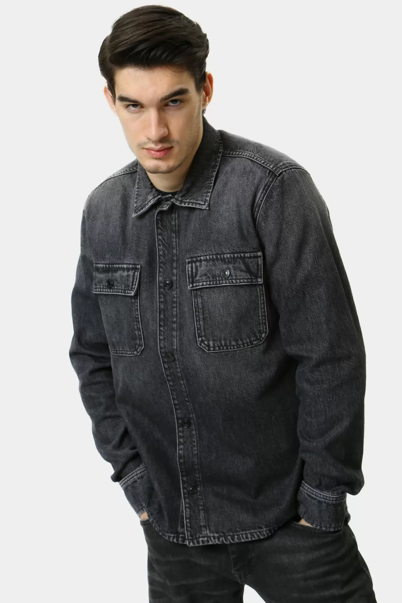 PM308585XM8 Рубашка с длинным рукавом Pepe Jeans Серый