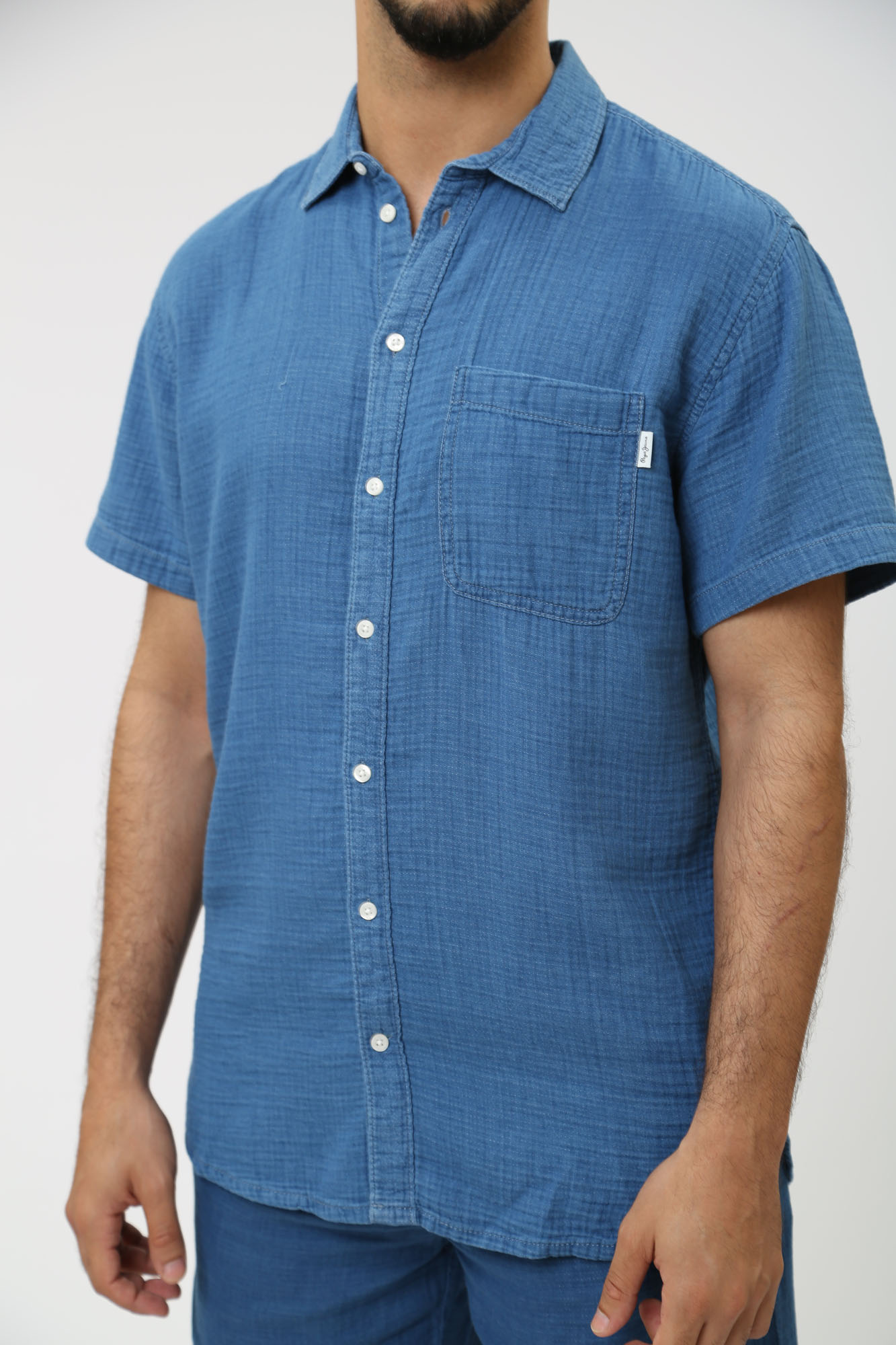 PM308518 Рубашка Pepe Jeans Синий