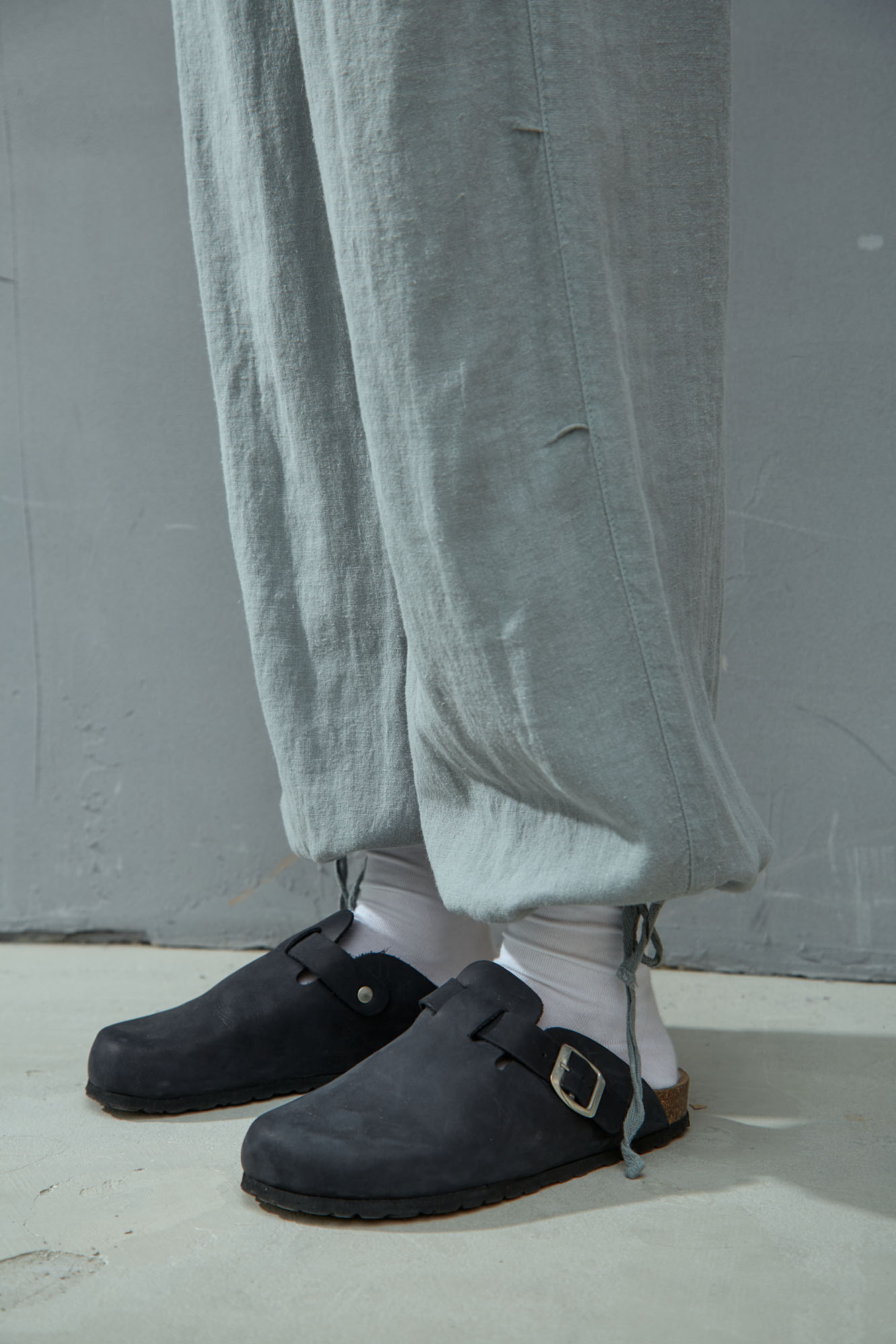 VW-OMA-55-017 брюки льняные van mich 