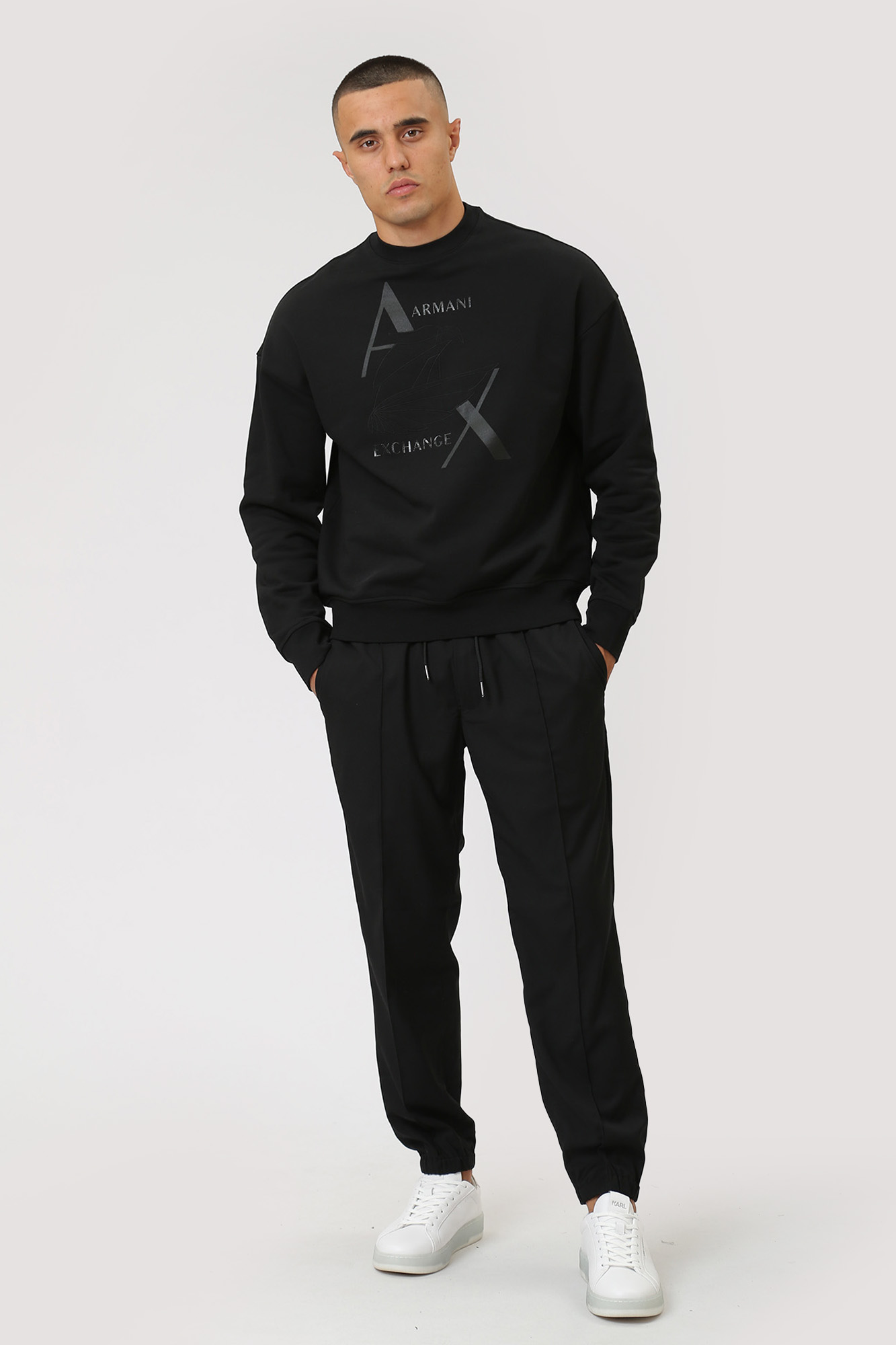 6RZMAM_ZJ9KZ Свитшот Armani Exchange Черный