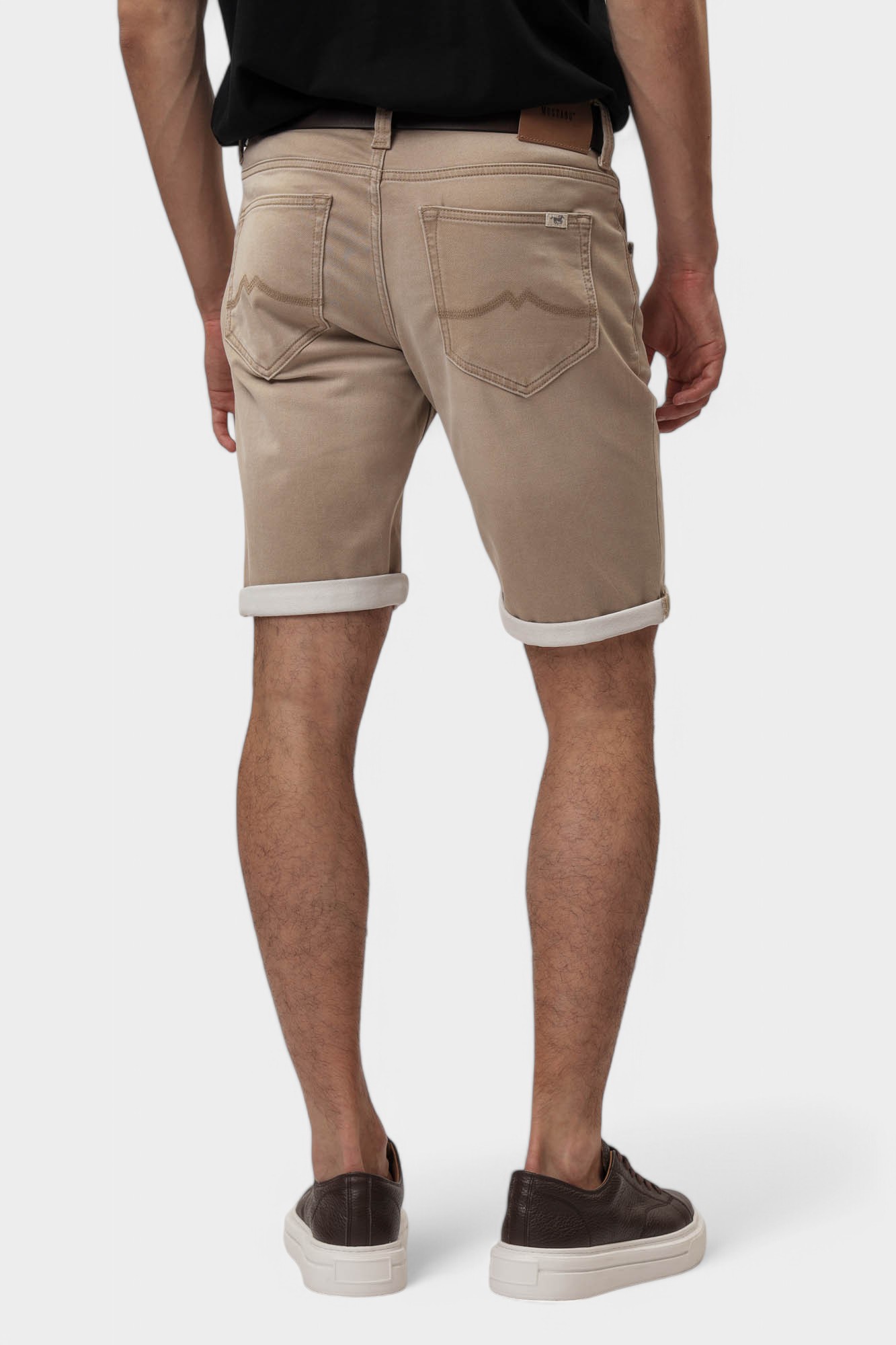 1016351 Шорты джинсовые Mustang Бежевый