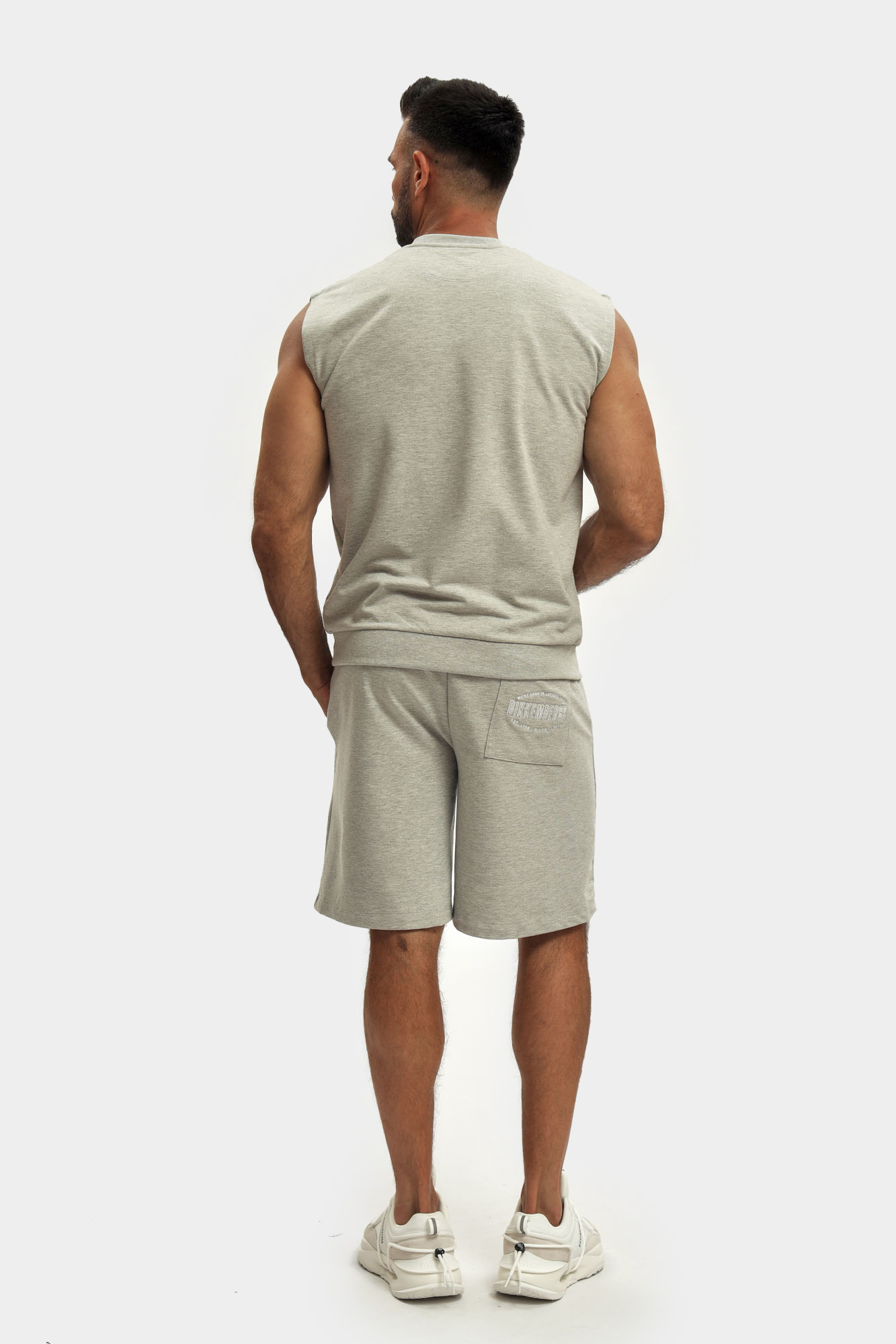 BMF0845 Шорты трикотажные Bikkembergs Синий