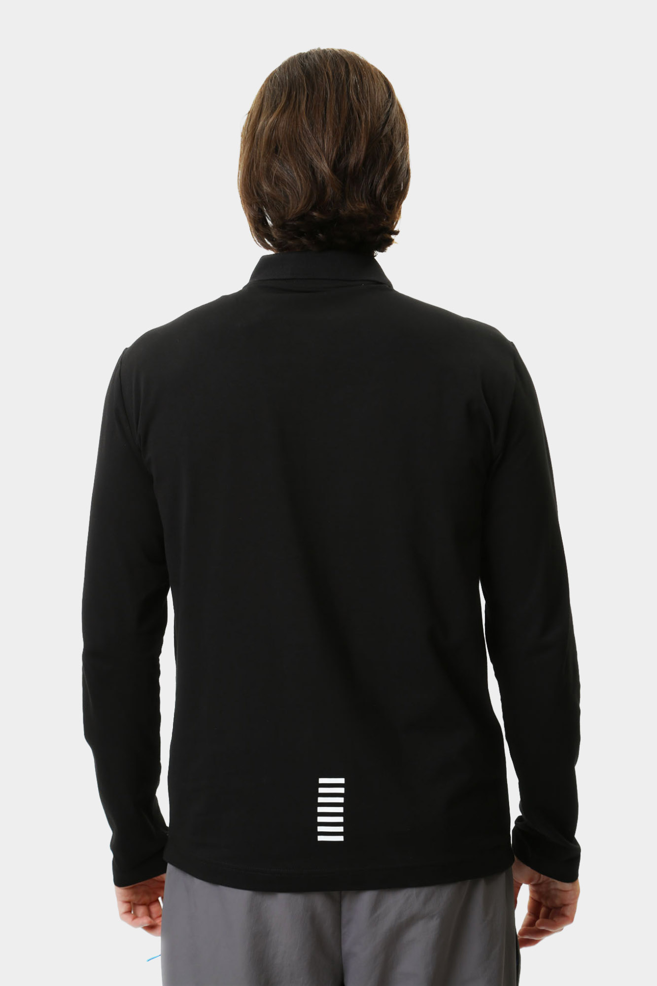 8NPF15_PJVQZ Поло с длинным рукавом EA7 Черный