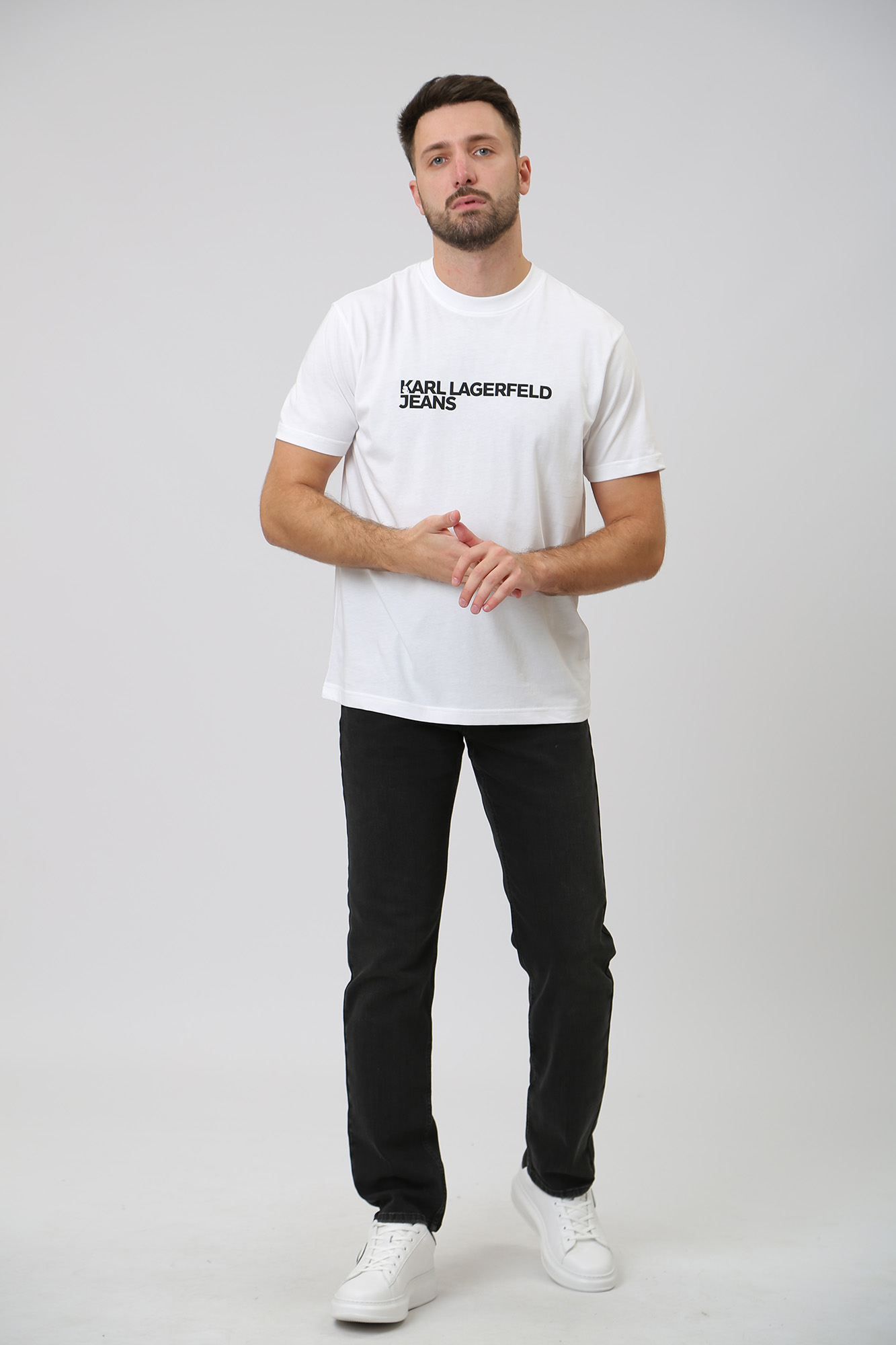 236D1110 Брюки джинсовые Karl Lagerfeld Jeans Черный