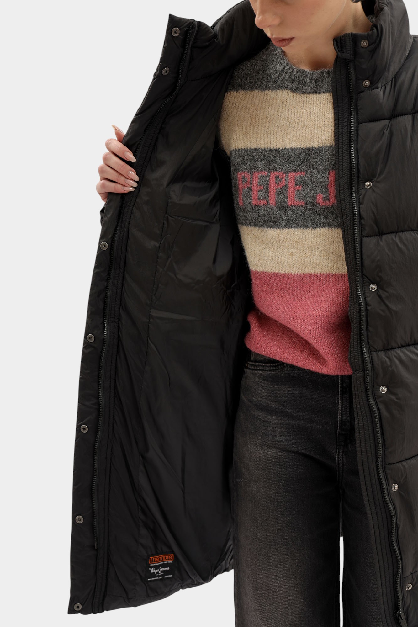 PL4024358 куртка утеплённая pepe jeans