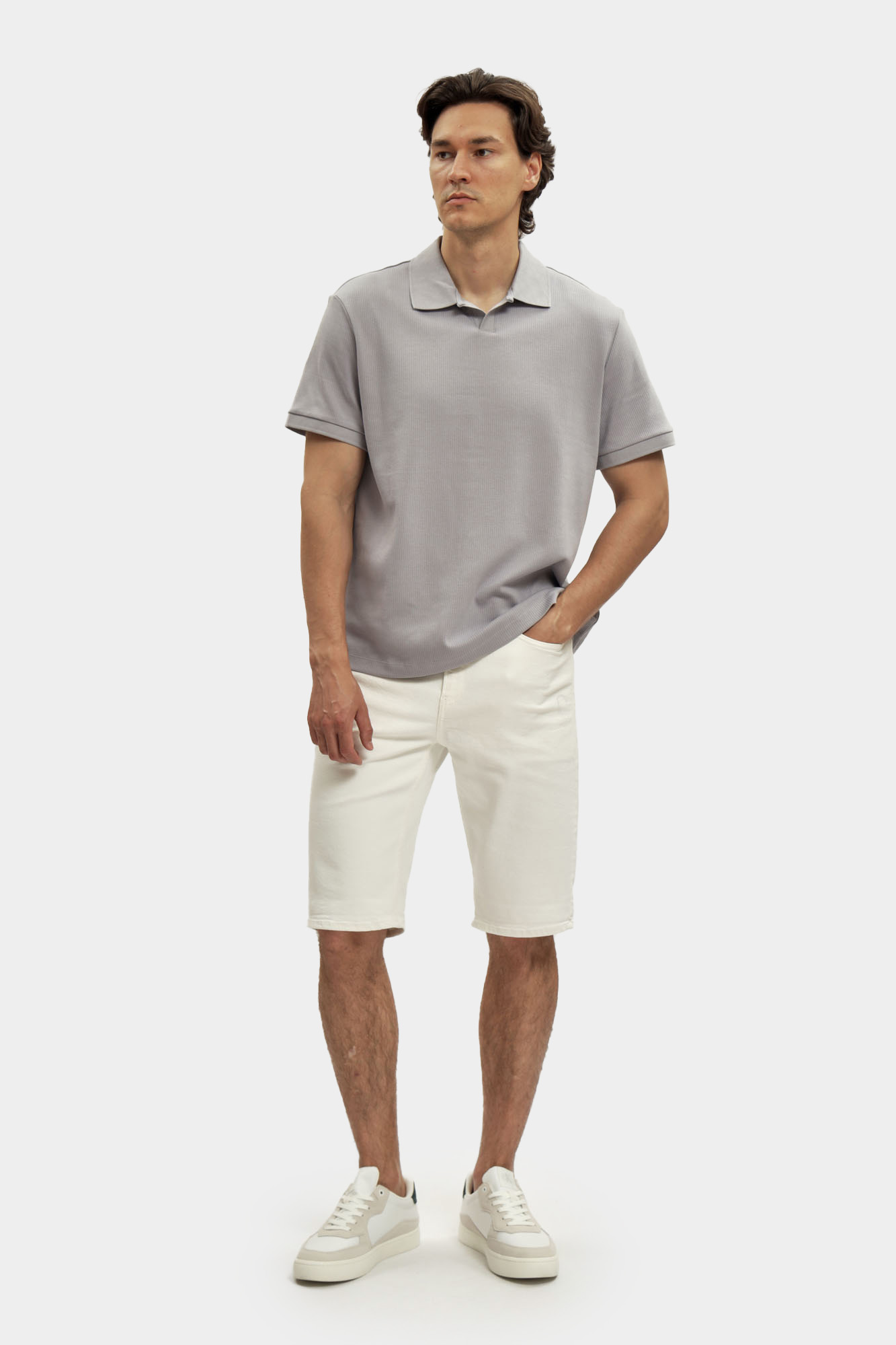 LV04RB282G Поло Calvin Klein Jeans Серый