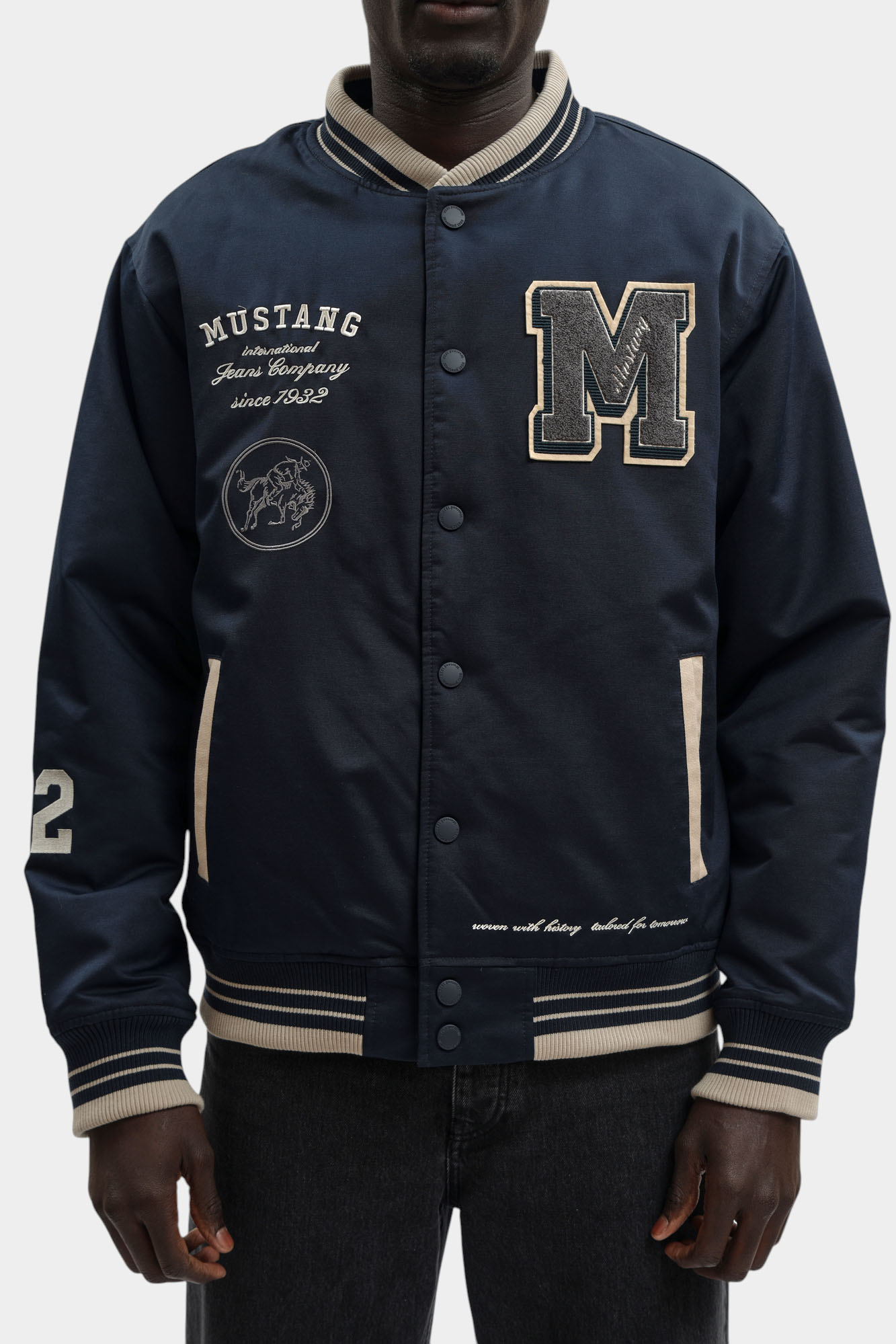 1017522 Куртка легкая Mustang Синий