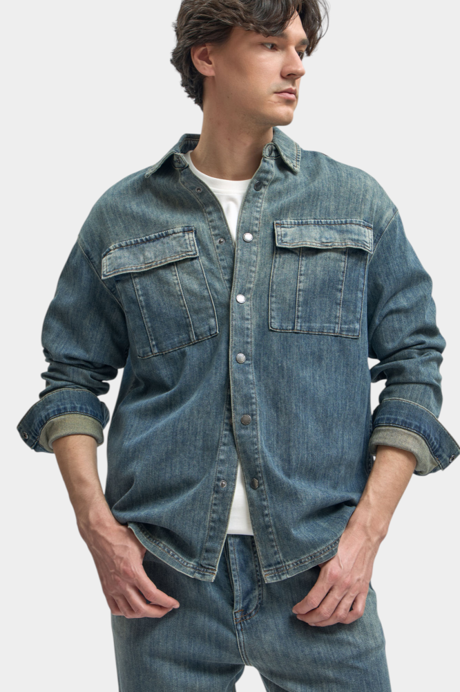 Пиджак классический Karl Lagerfeld Шерсть Синий