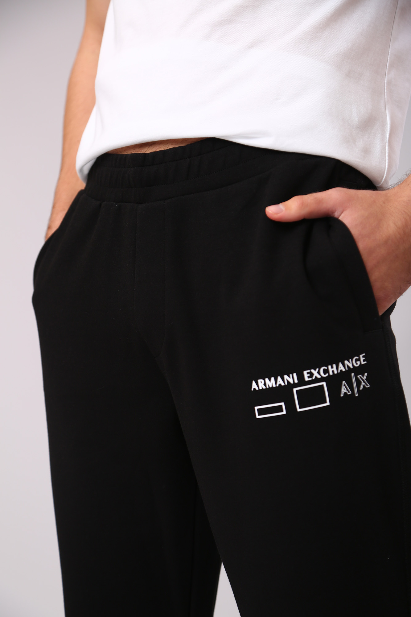 6LZPAN_ZJCBZ Брюки спортивные Armani Exchange Черный