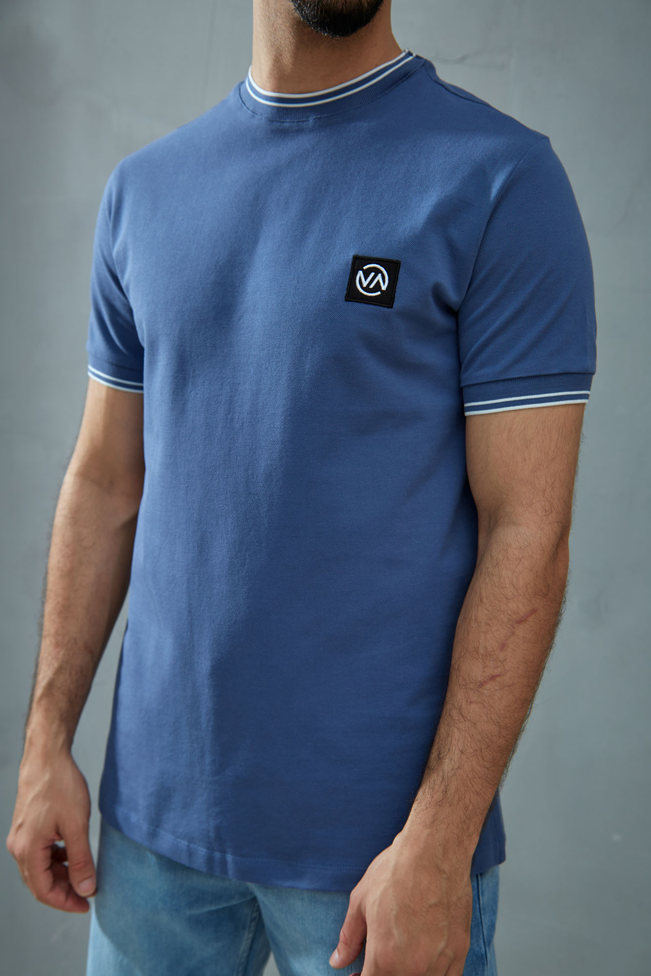 VM-ERK-22-070 Футболка Van Mich Синий