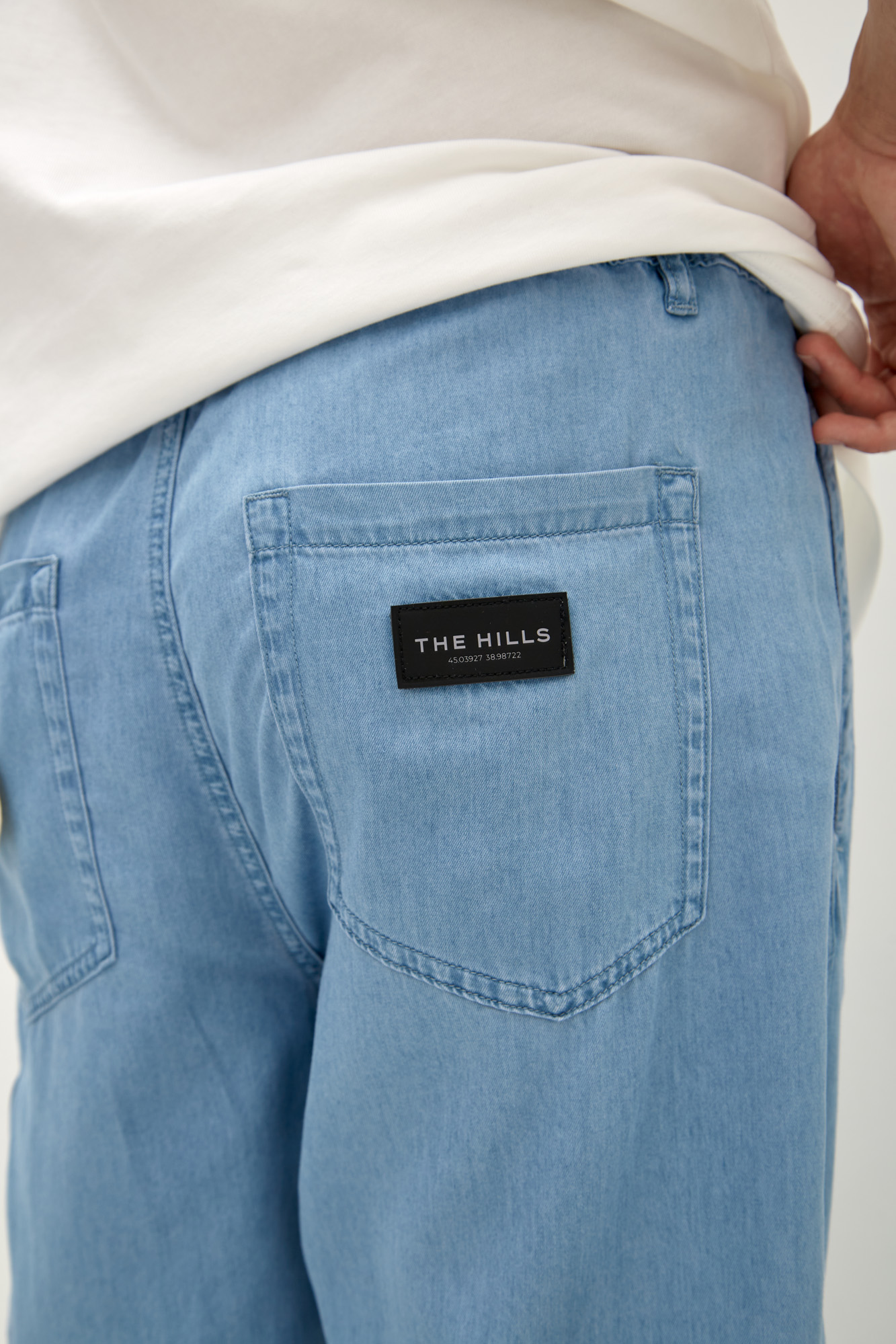 M-241-TK-56-1046 Брюки джинсовые The Hills Синий