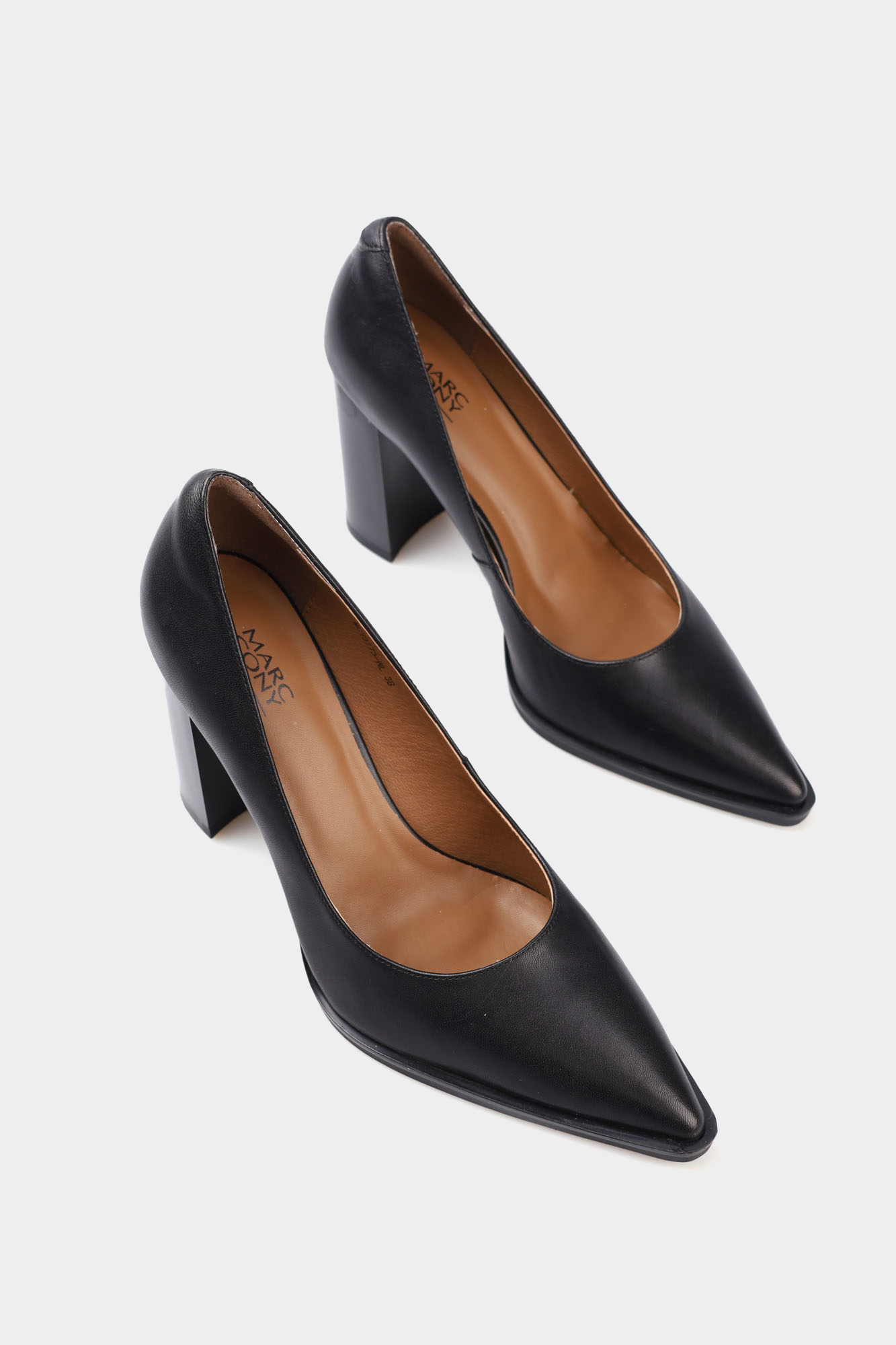 MC19773-WL/8 нат.кожа Туфли лодочки жен кожа чер. Туфли Marc Cony Черный