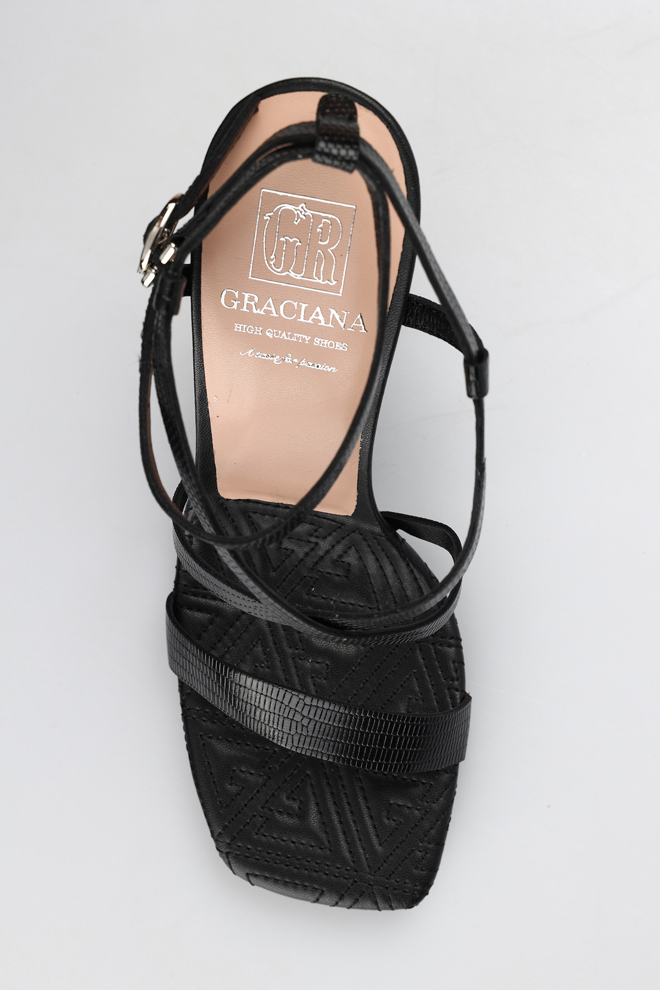 W3761-D07 Босоножки Graciana Черный