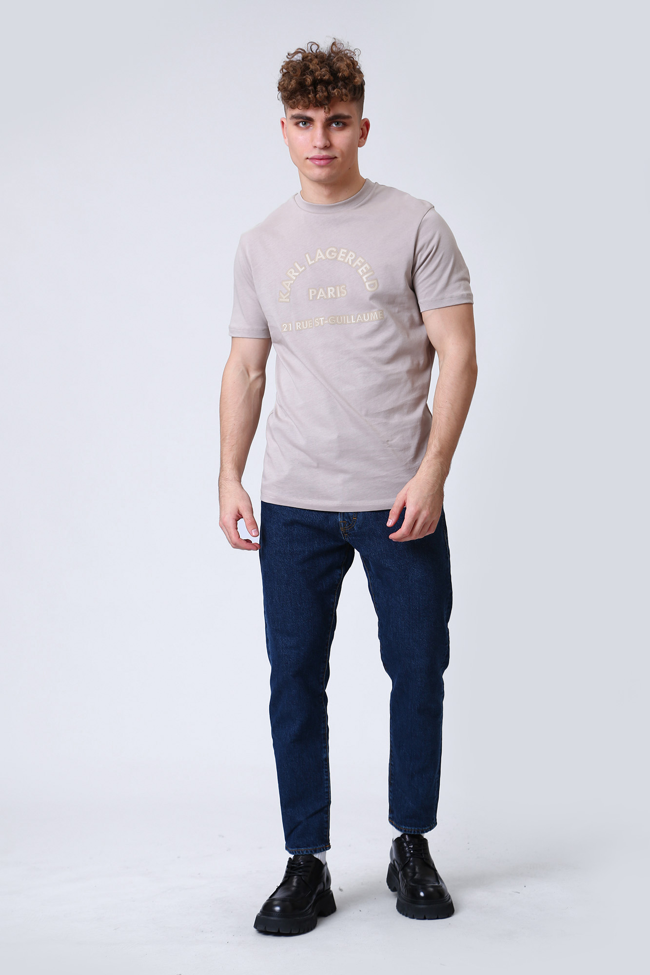 524225_755042 Футболка Karl Lagerfeld Бежевый