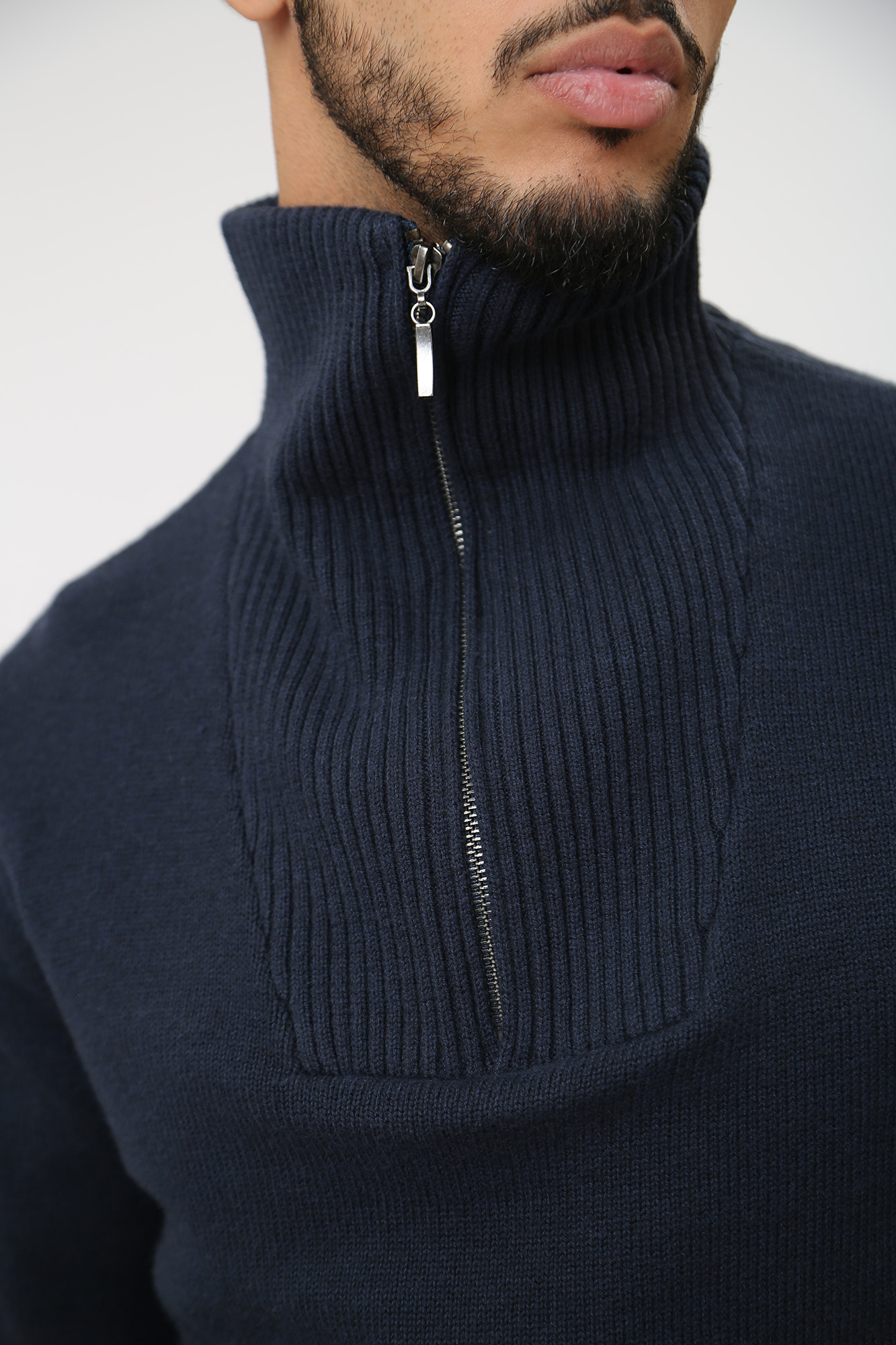 1014121 Джемпер Mustang Синий